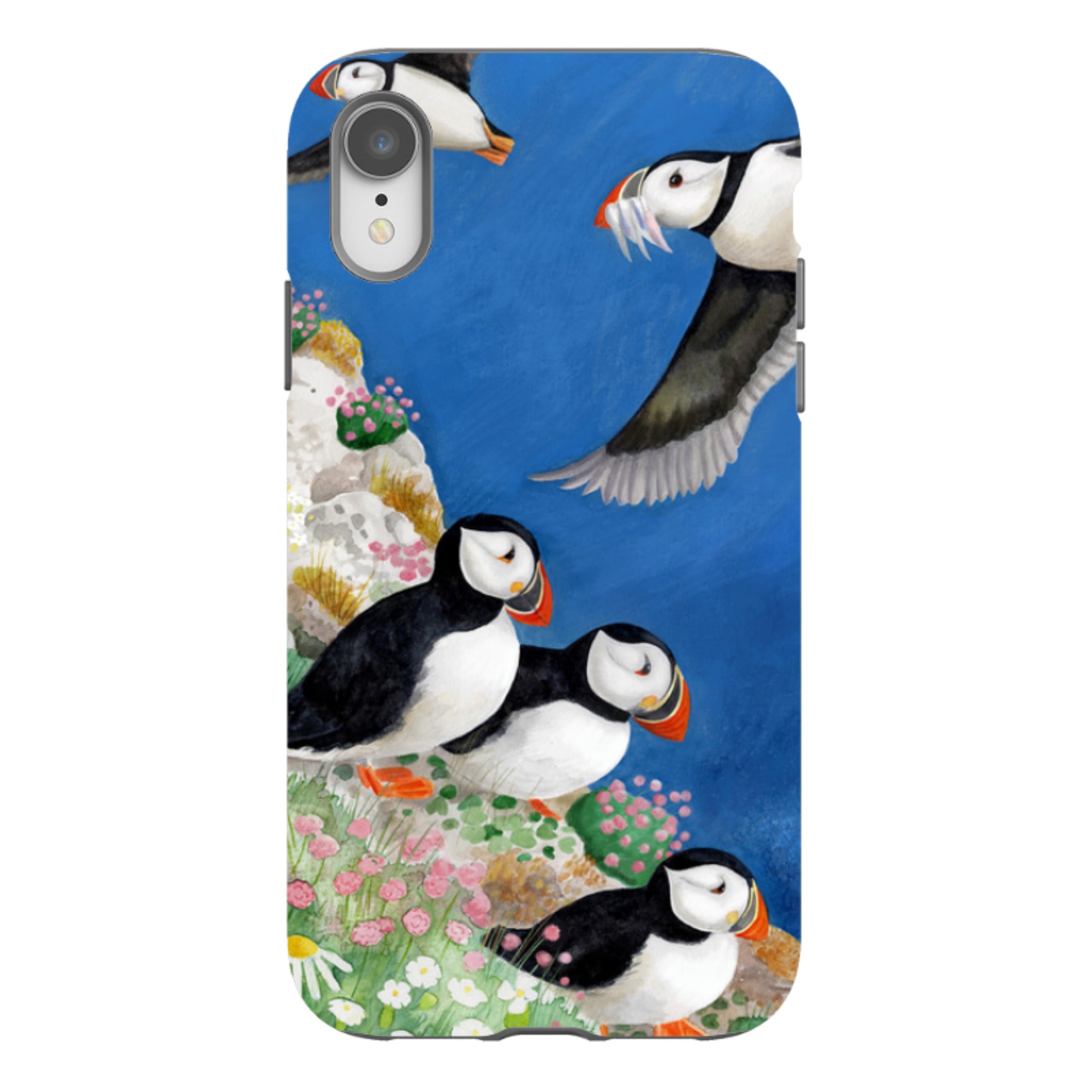 iPhone Tough Case - Puffins By Bex Parkin