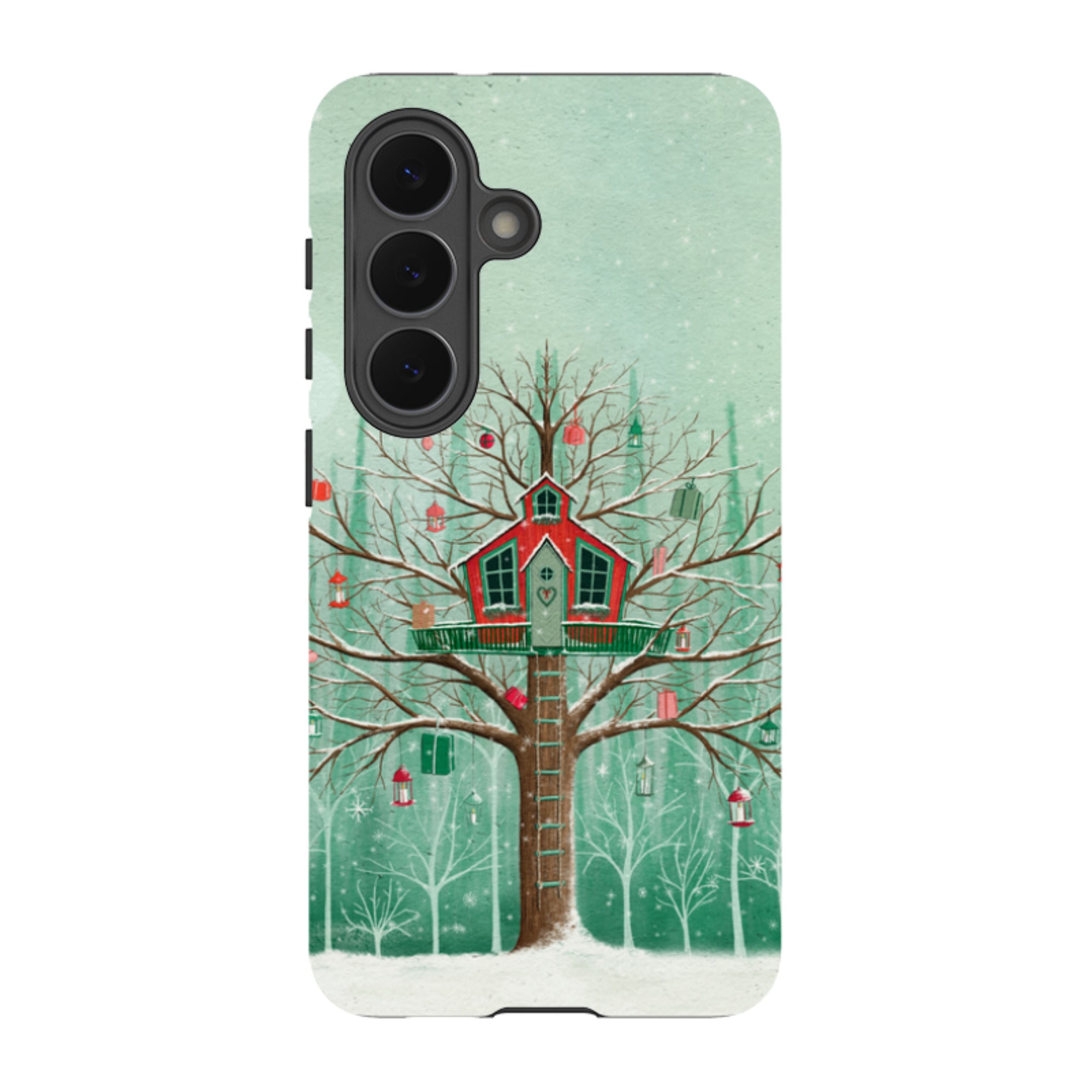 Samsung Tough Case - Christmas Tree House By Maja Lindberg
