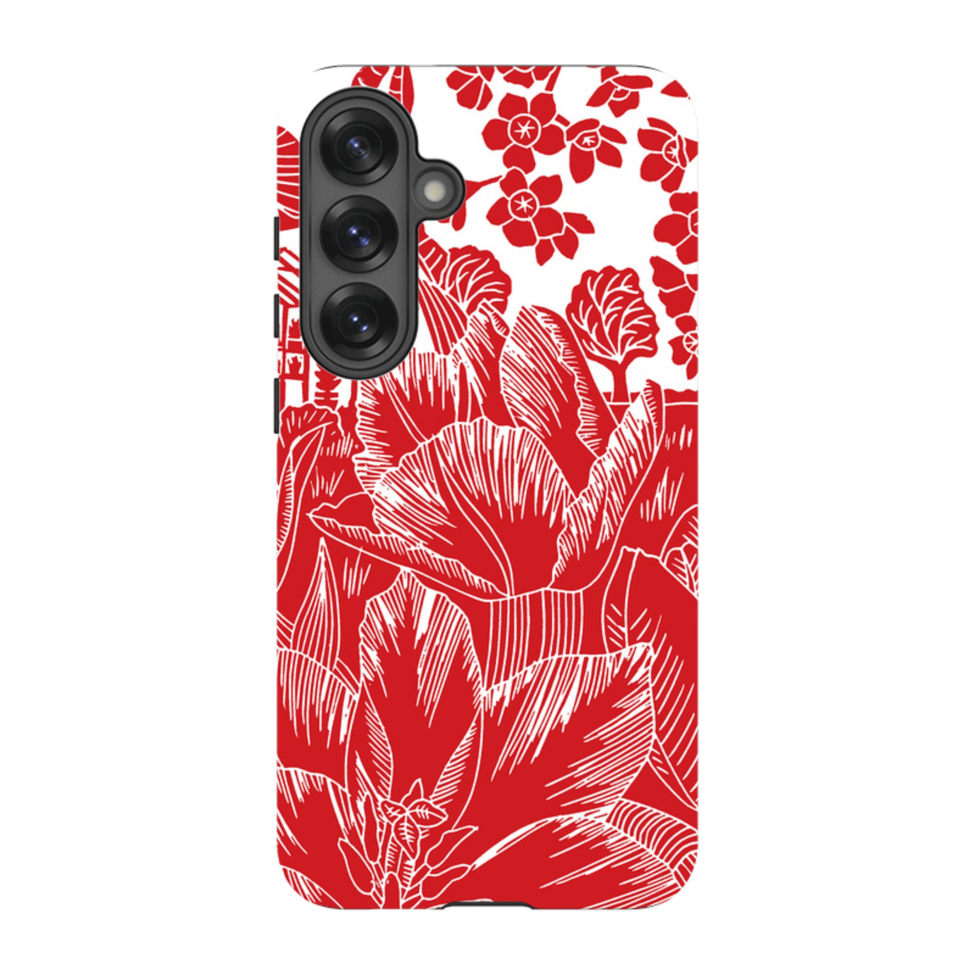 Samsung Tough Case - Tulip Silhouette By Kate Heiss