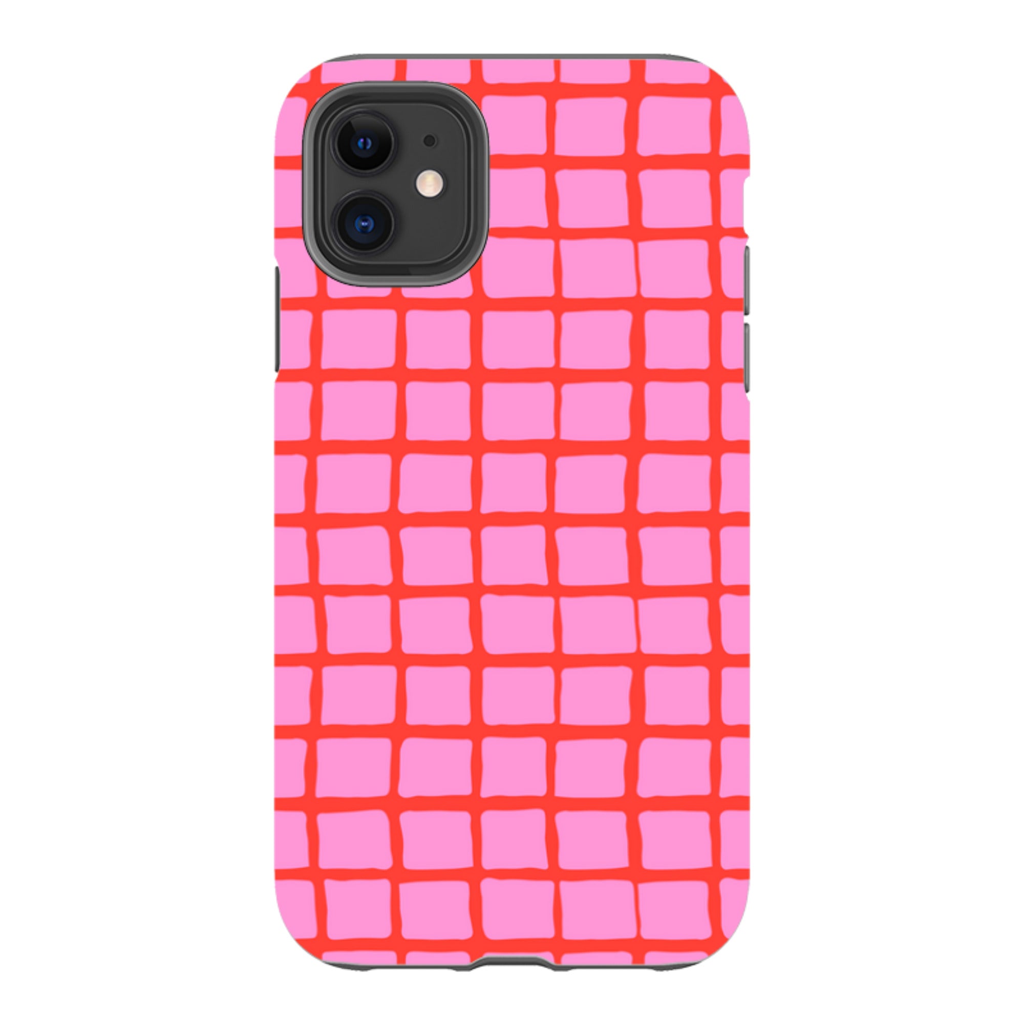 iPhone Tough Case - Pink Tiles