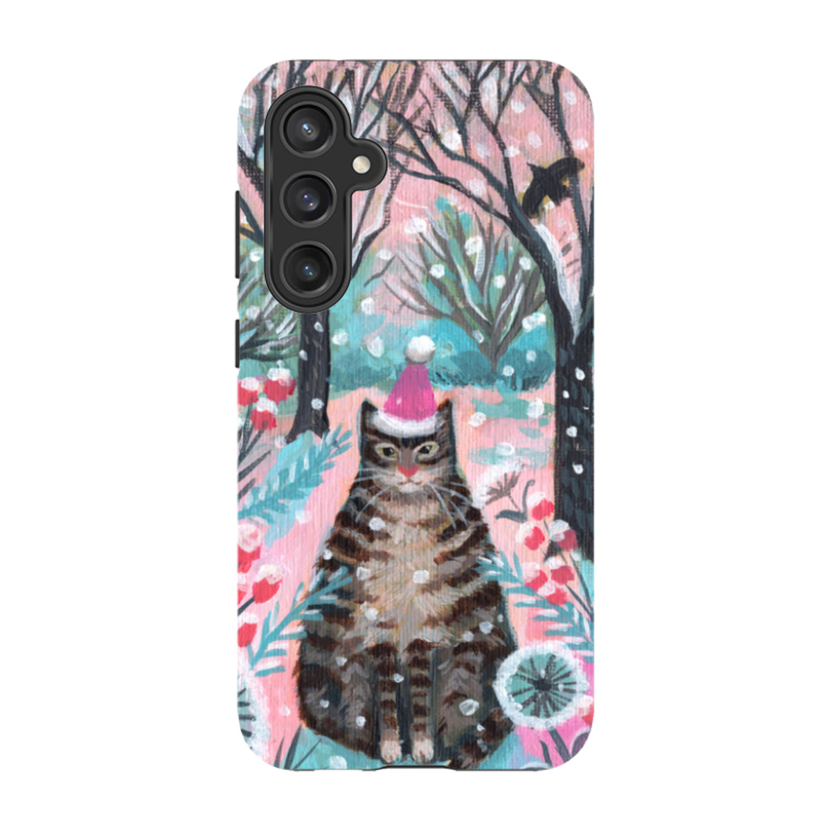 Samsung Tough Case - Snow Tabby By Mary Stubberfield