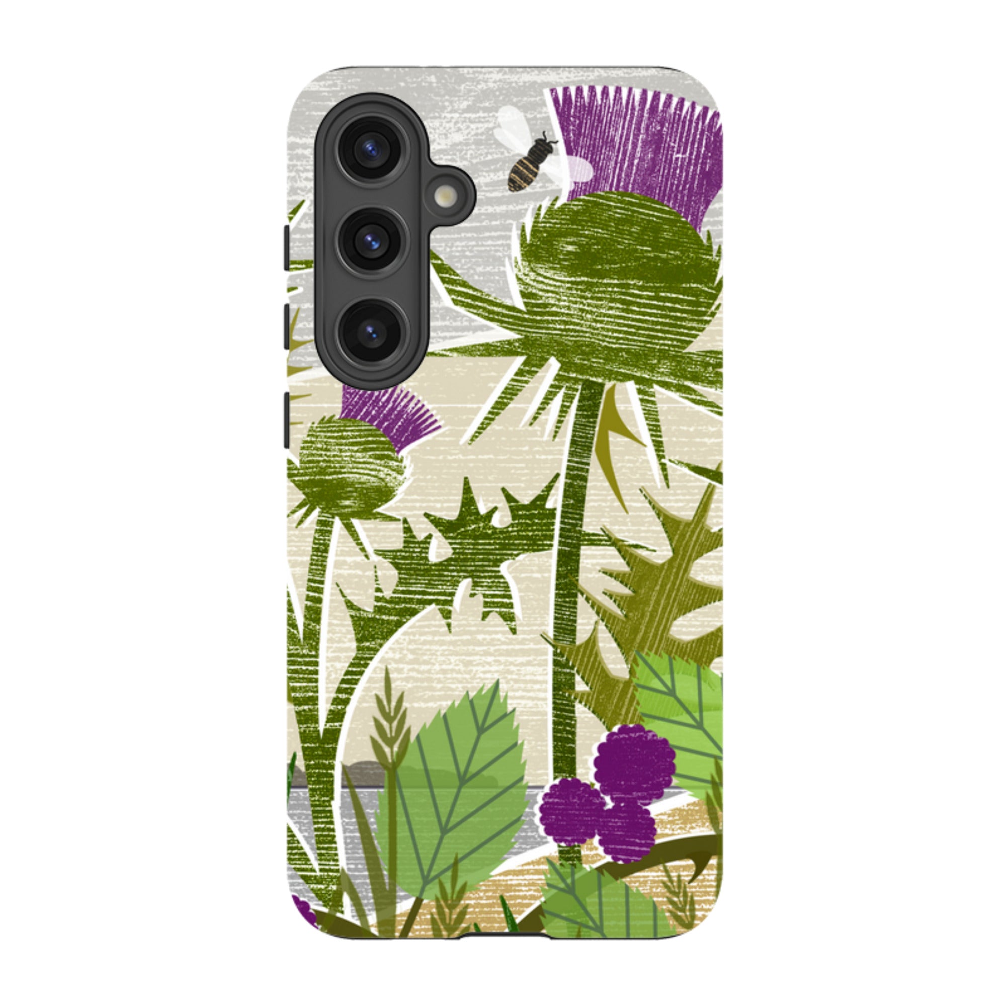 Samsung Tough Case - Purple Thistle By Liane Payne