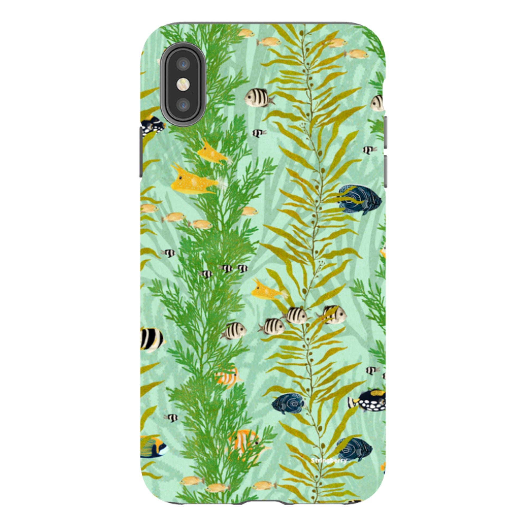 iPhone Tough Case - Reef Stripe By Katherine Quinn