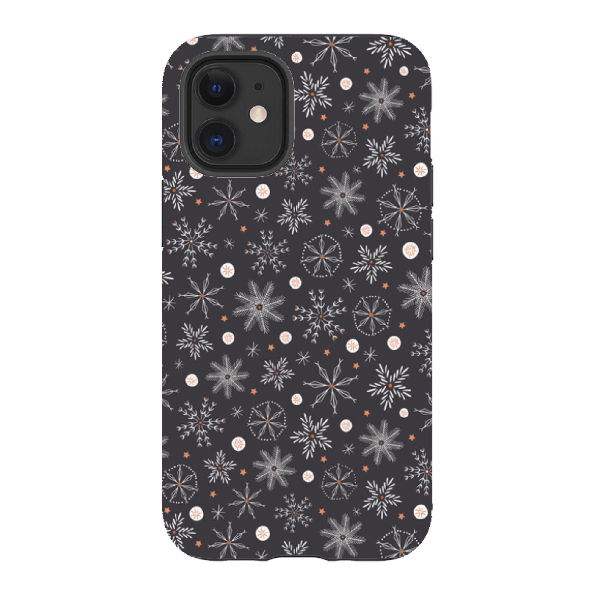 iPhone Tough Case - Christmas Snowflakes II By Ali Brookes