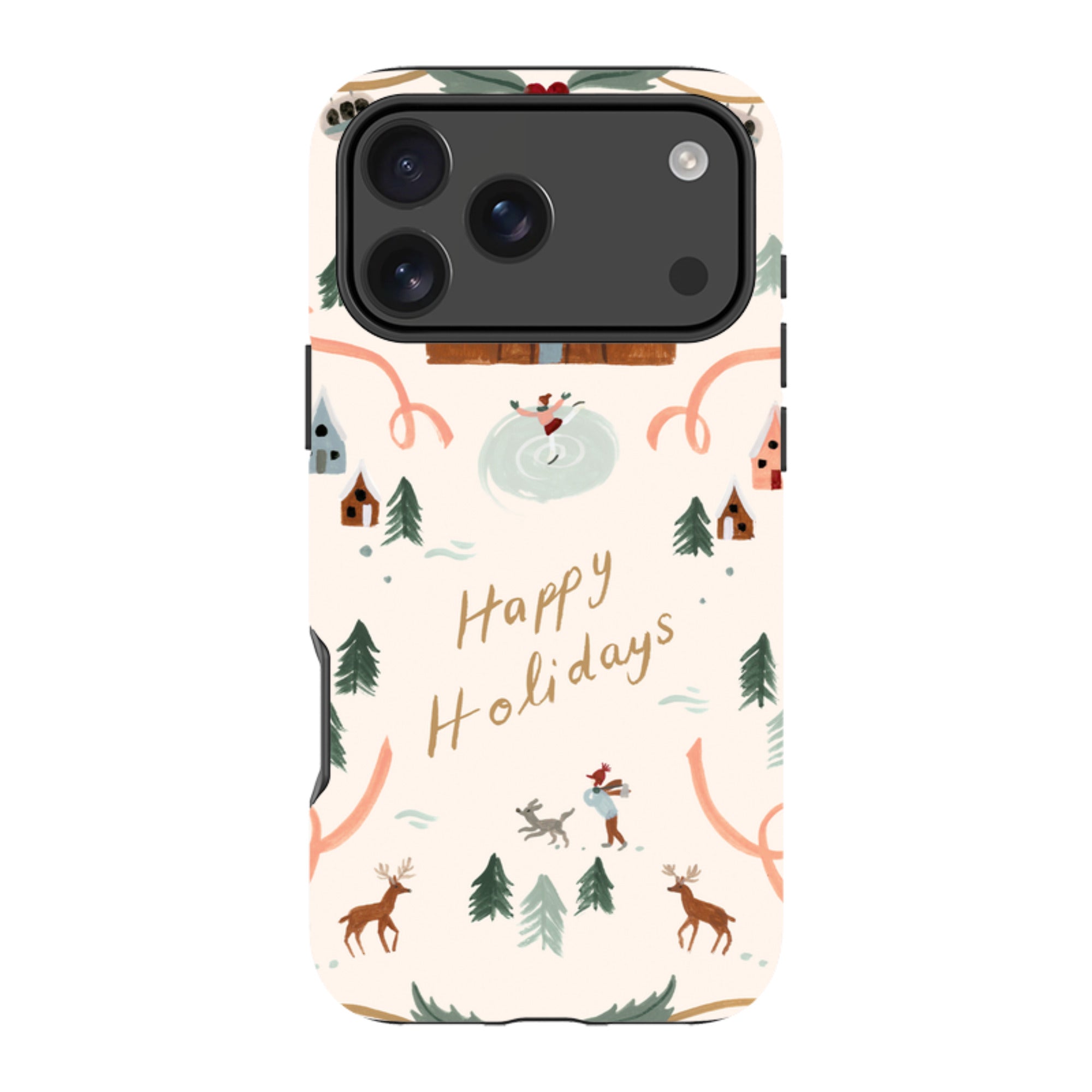 iPhone Tough Case - Happy Holidays By Bex Parkin