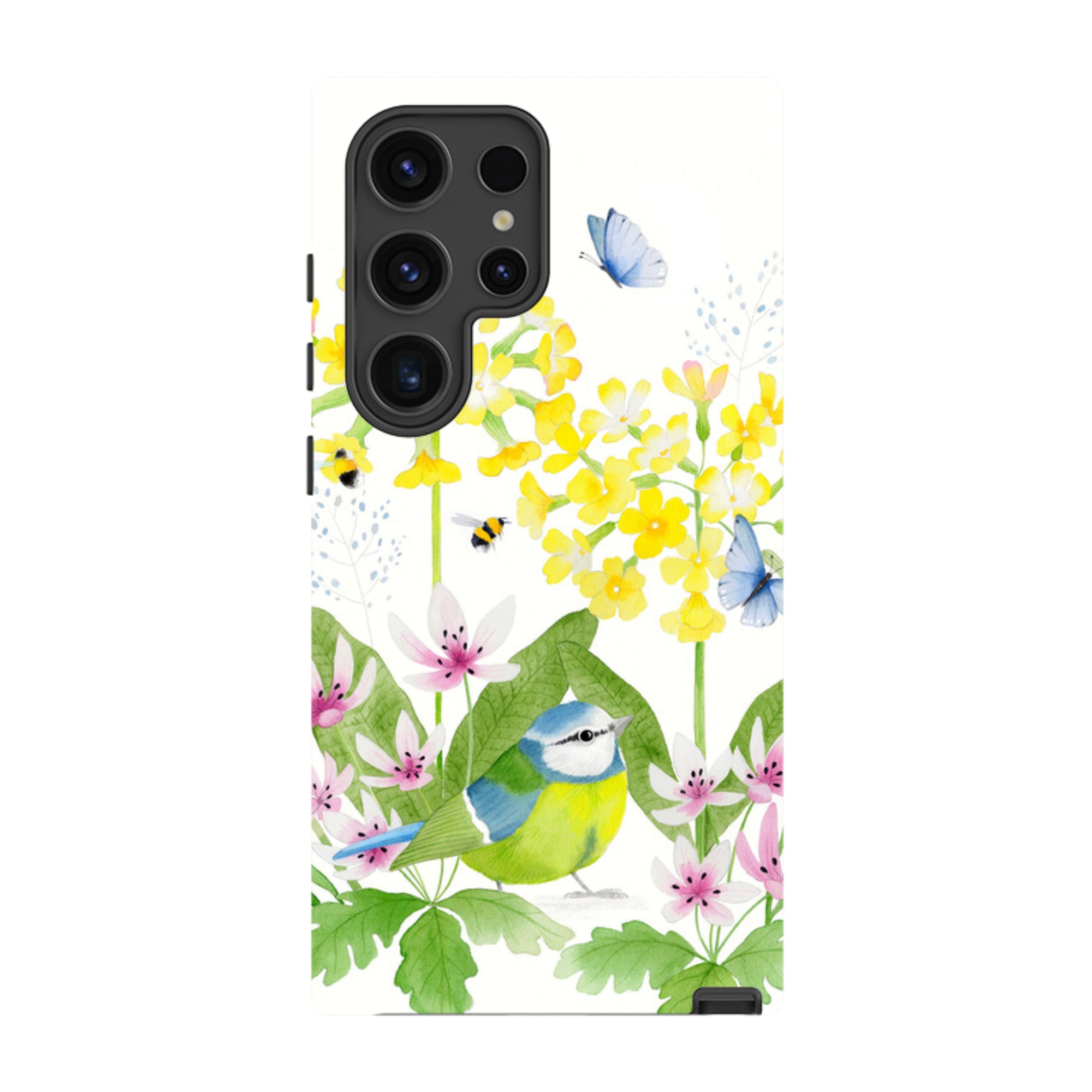 Samsung Tough Case - Blue Tit Garden By Bex Parkin