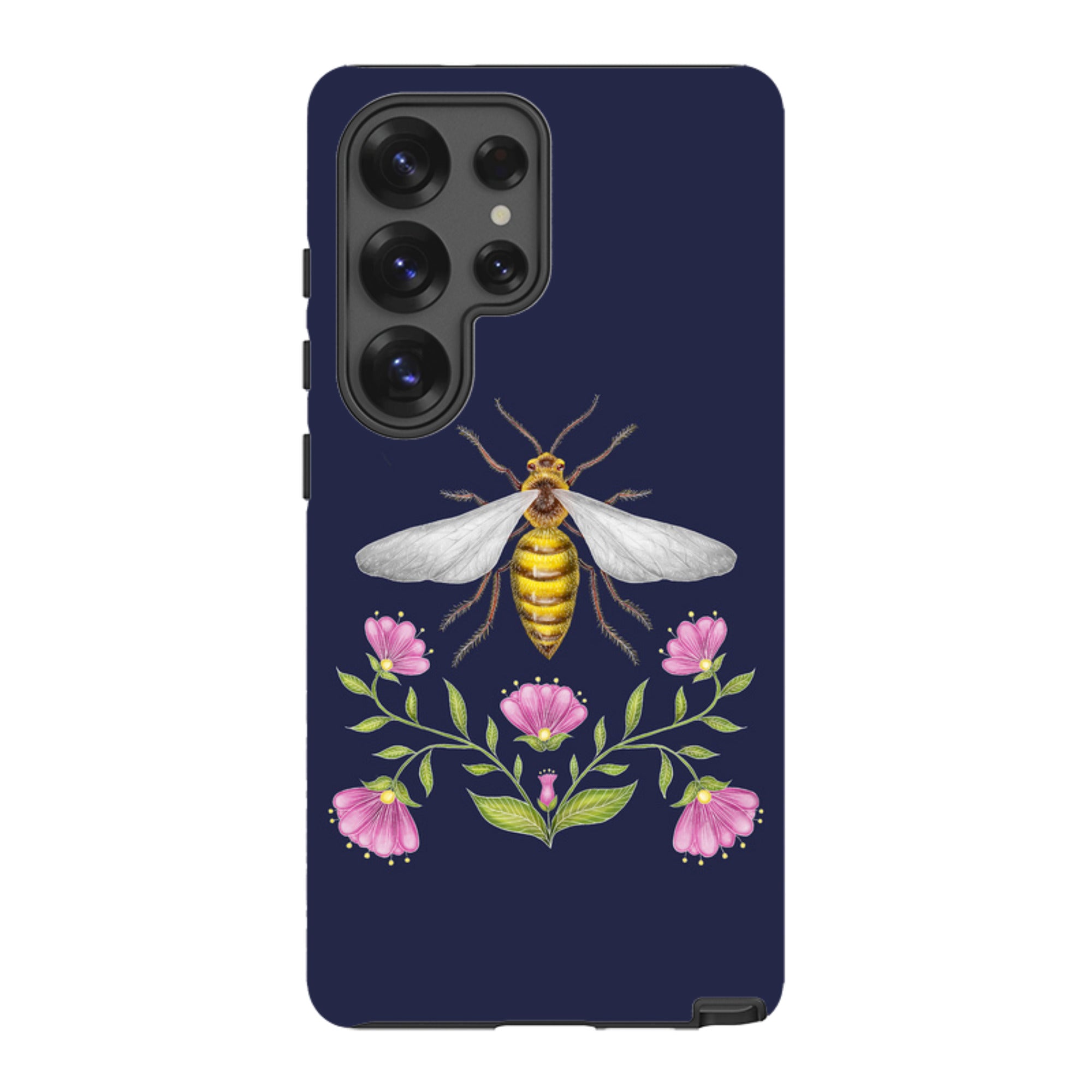 Samsung Tough Case - Wings Of Freedom Navy By Catherine Rowe