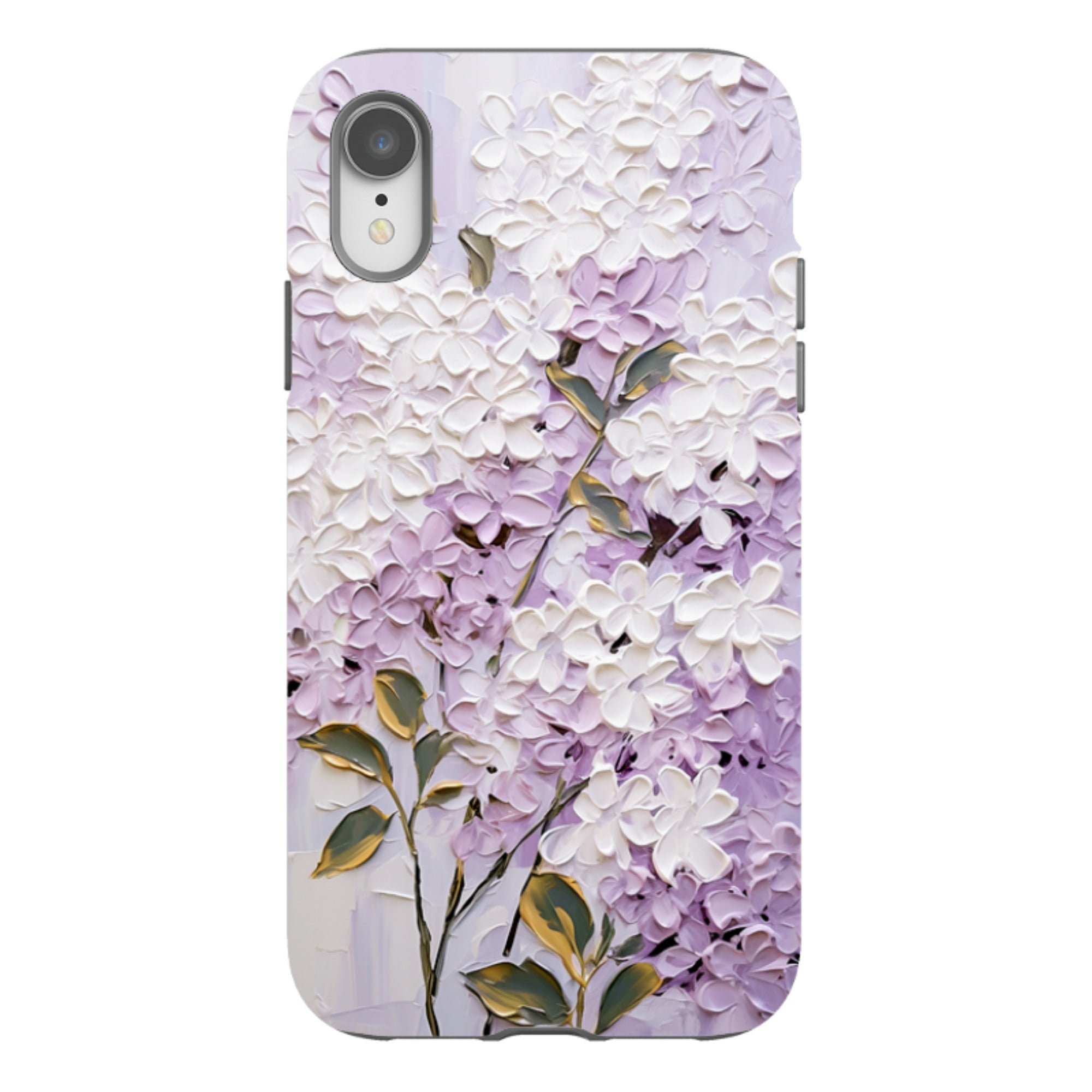 iPhone Tough Case - Purple Floral II