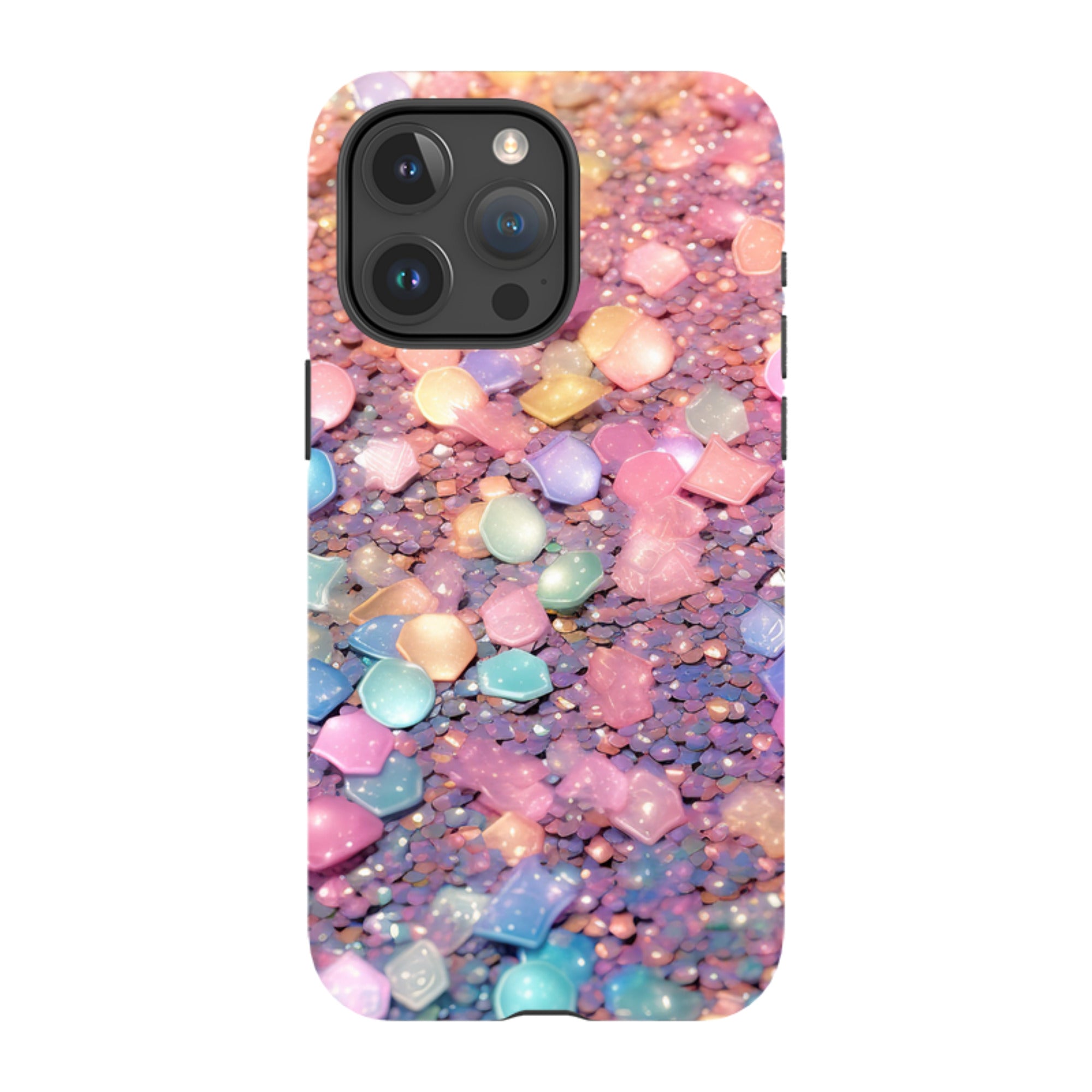 iPhone MagSafe Tough Case - Space Pebbles (case does not glitter)
