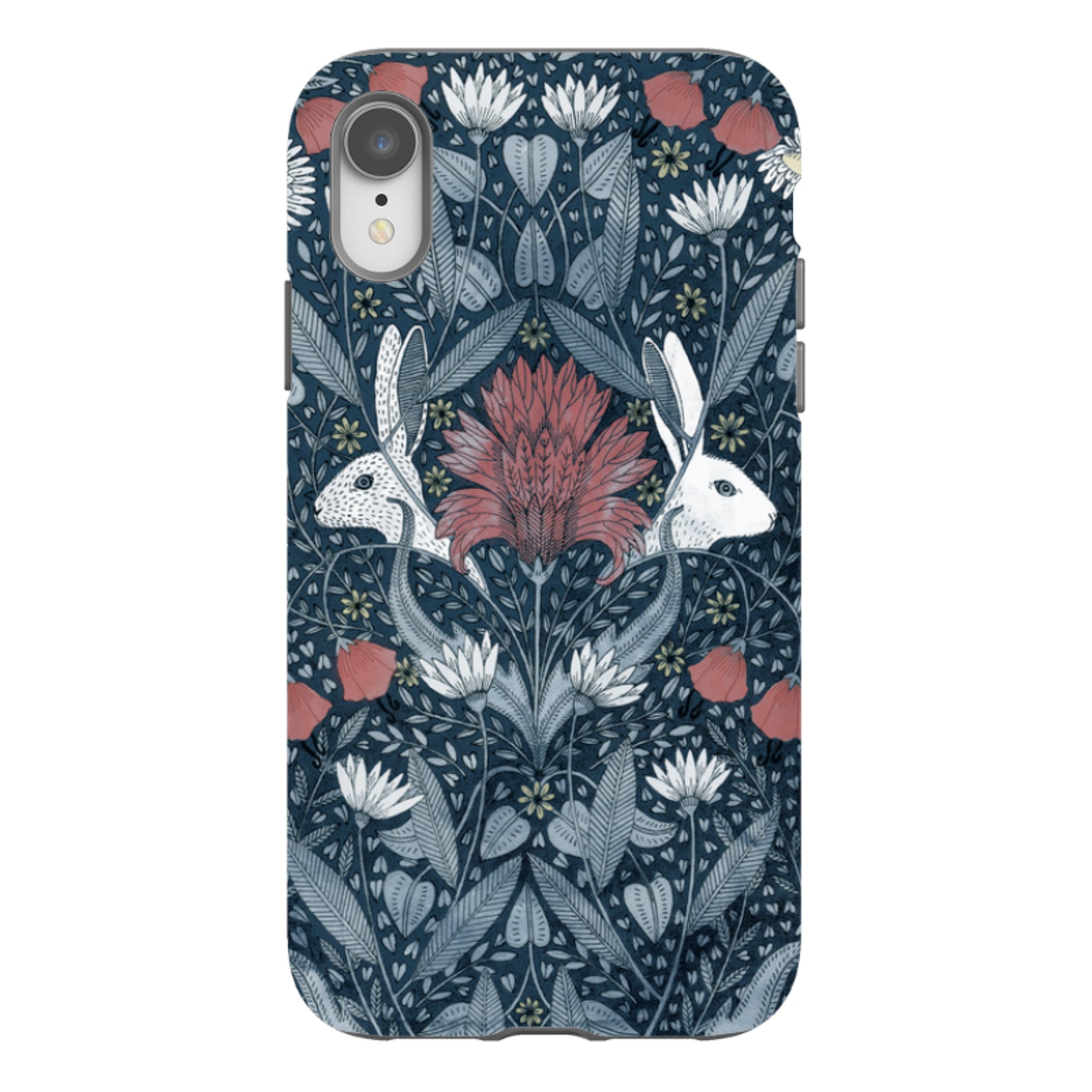 iPhone Tough Case - Two Rabbits By Maria Matos