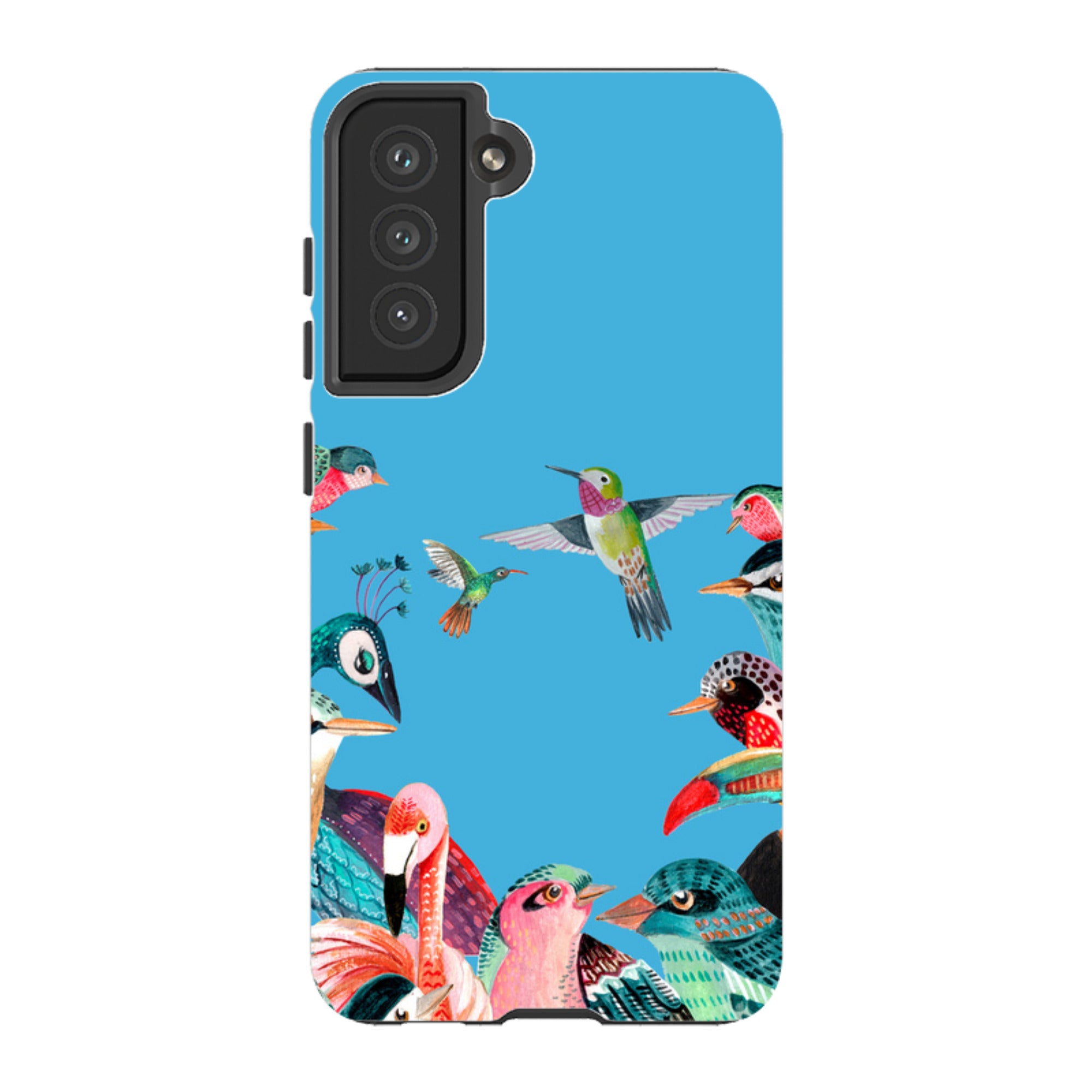 Samsung Tough Case - Blue Birds By Caroline Bonne Muller