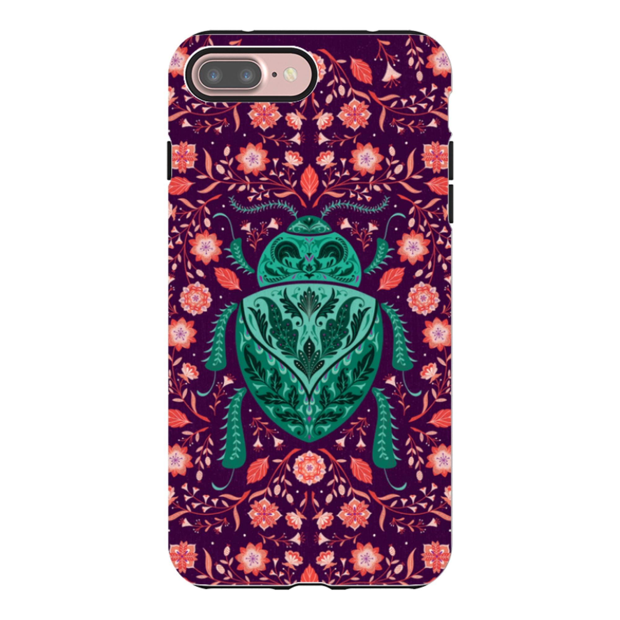 iPhone Tough Case - Beetle By Jenny Zemanek