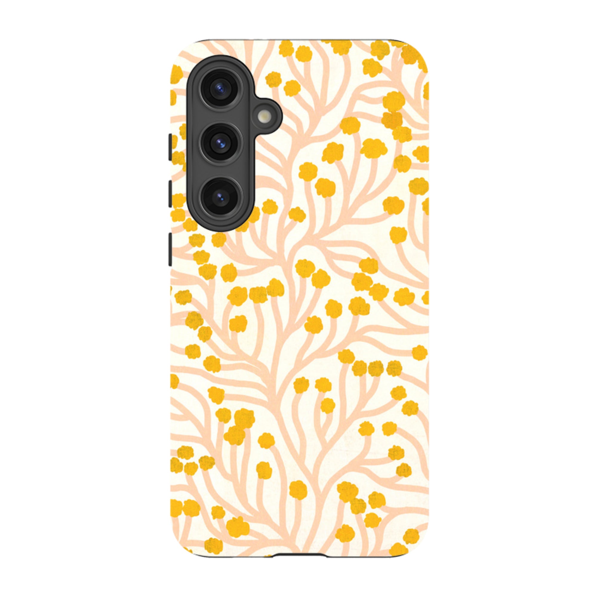 Samsung Tough Case - Vine Pink and Ochre By Katherine Quinn