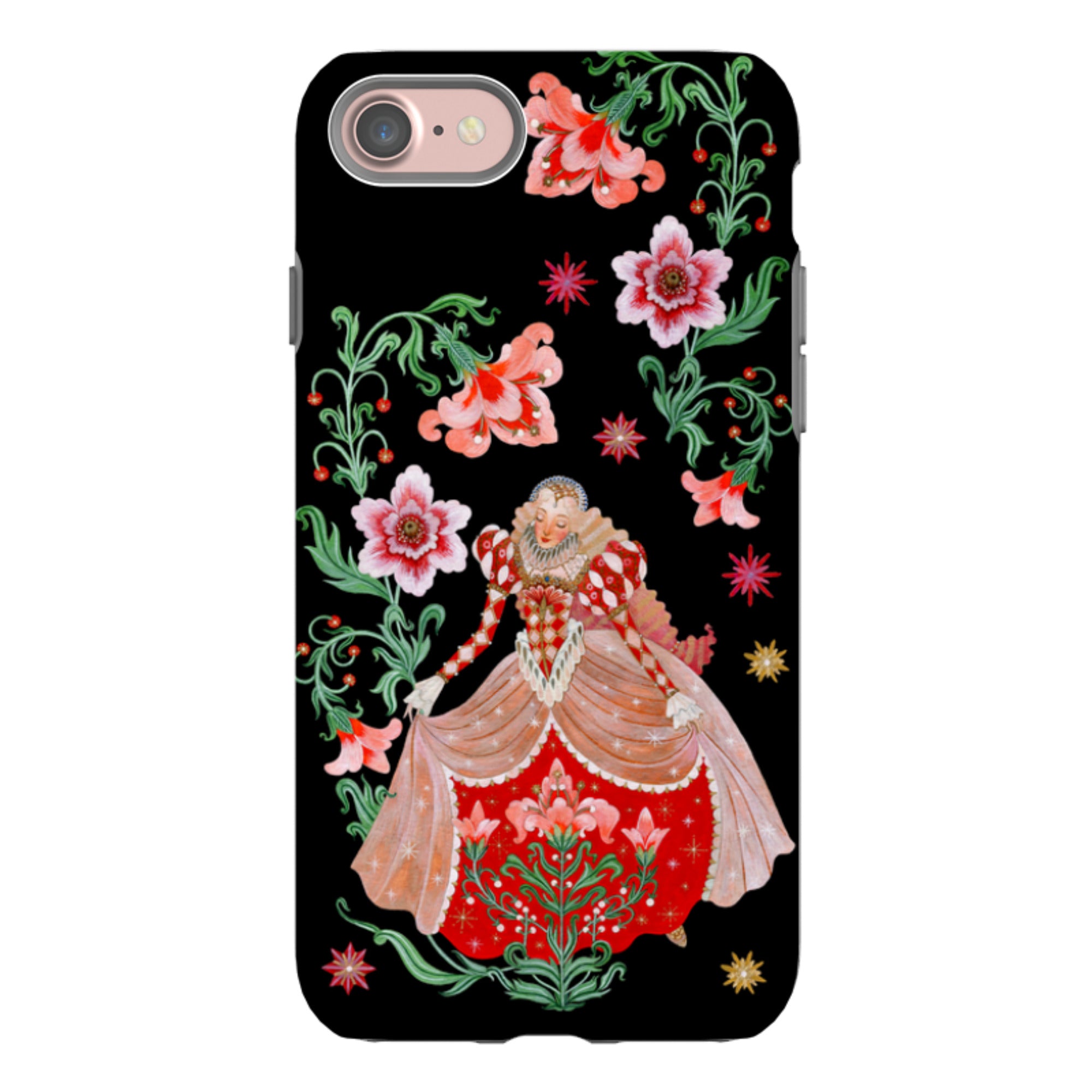 iPhone Tough  Case - Nine Ladies Dancing By Maria Matos