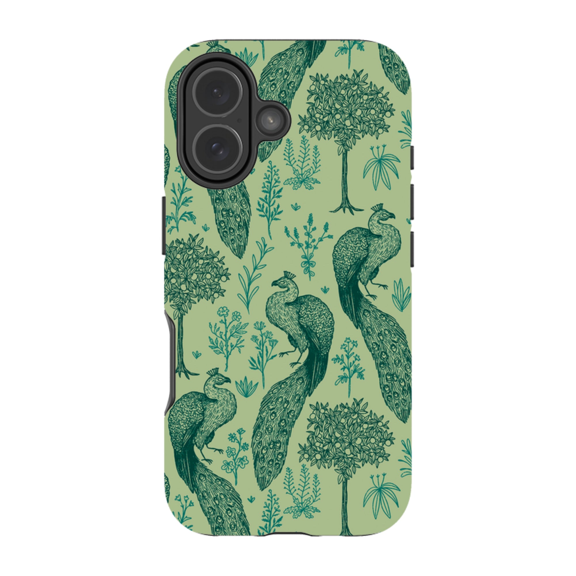 iPhone MagSafe Tough Case -  Peacock Pattern By Anna Stead