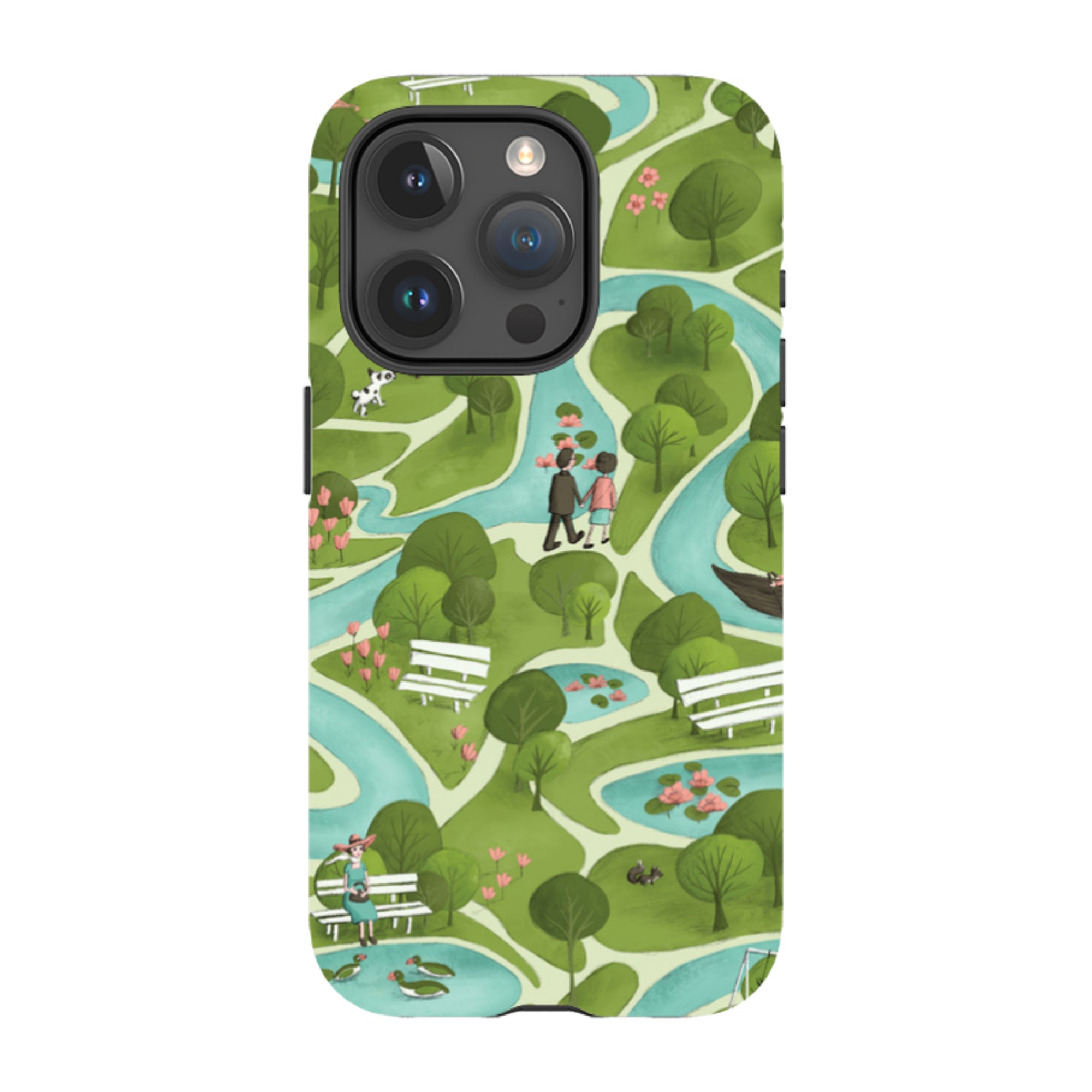 iPhone Tough Case - In the Park By Maja Lindberg