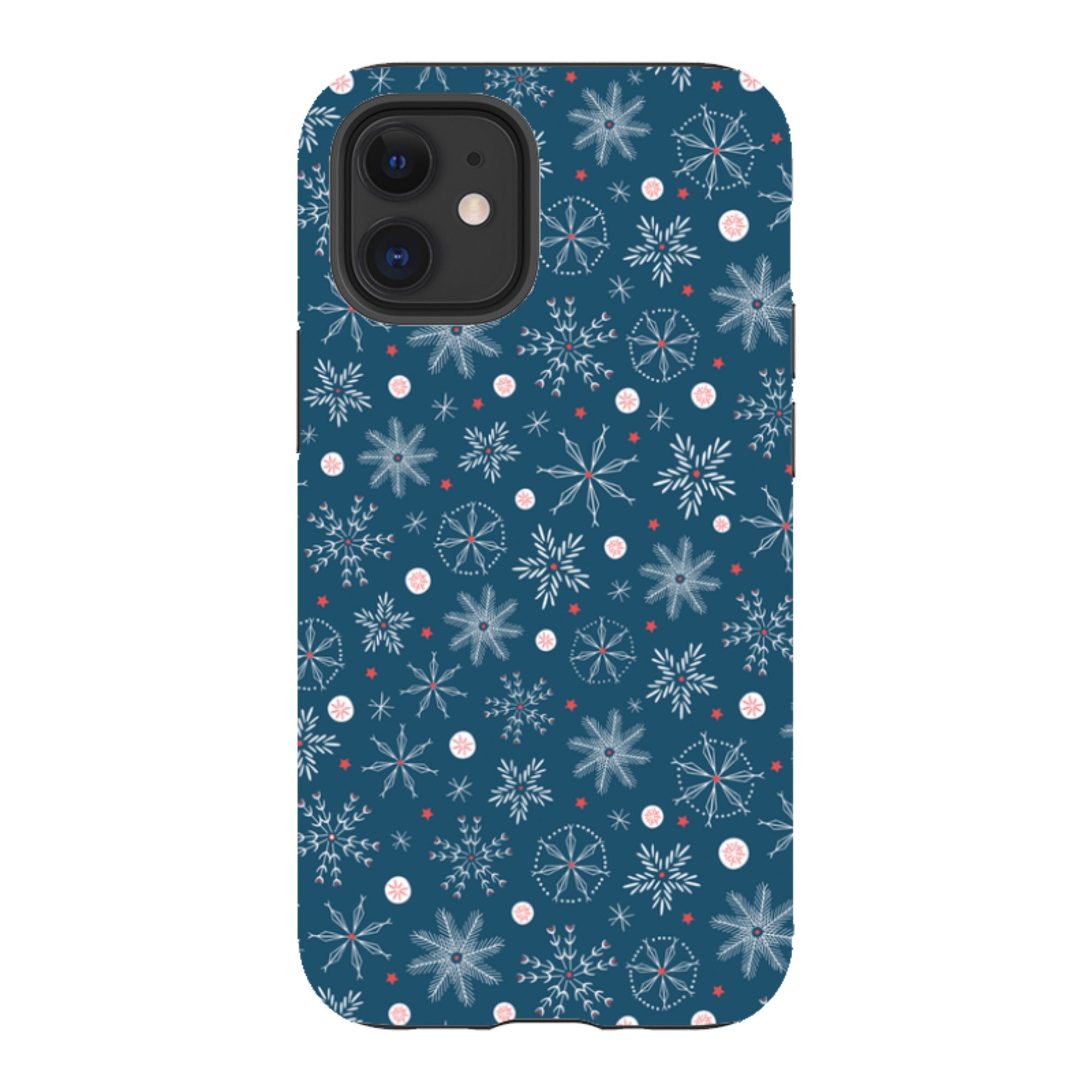iPhone Tough Case - Christmas Snowflakes By Ali Brookes