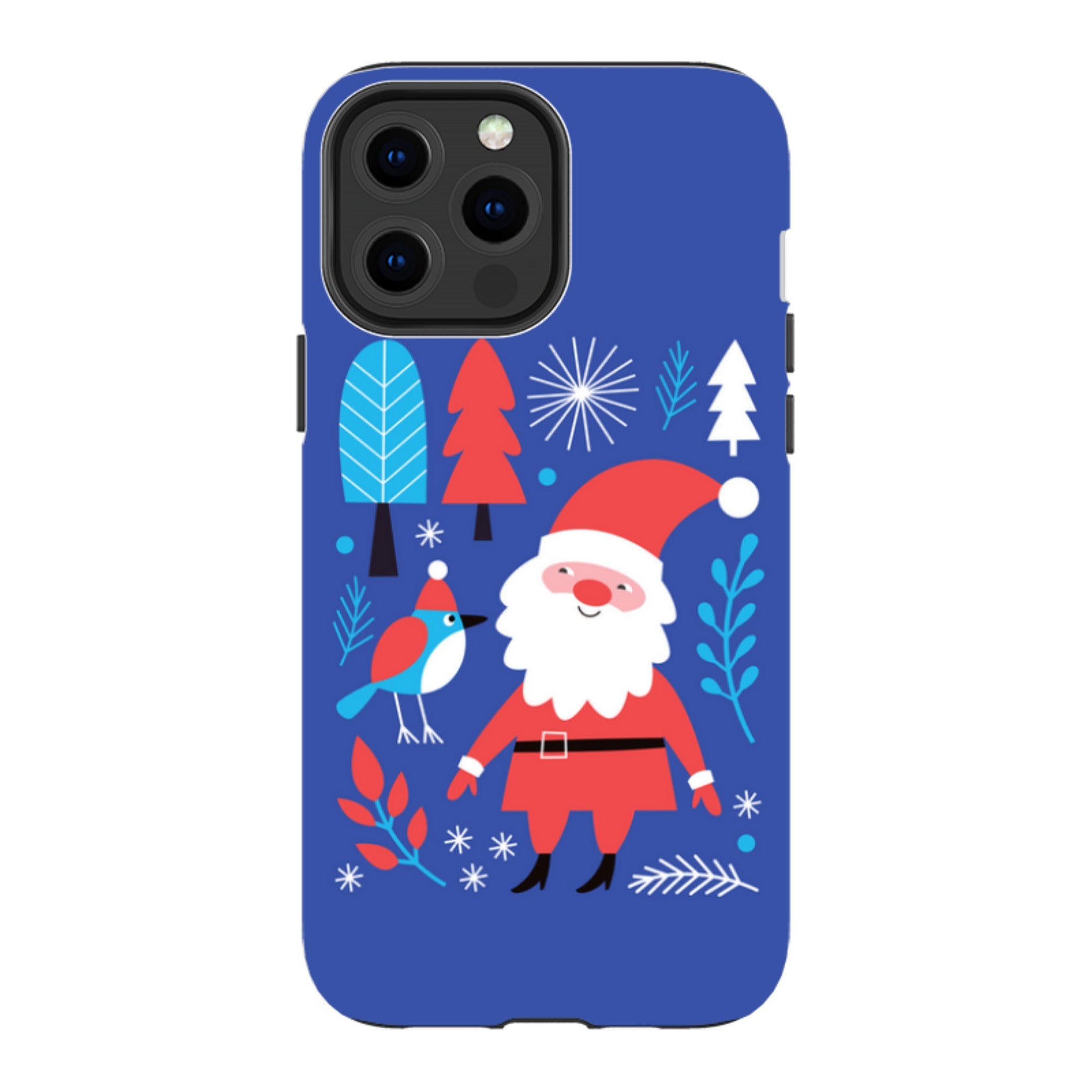 iPhone MagSafe Tough Case - Santa and Bird