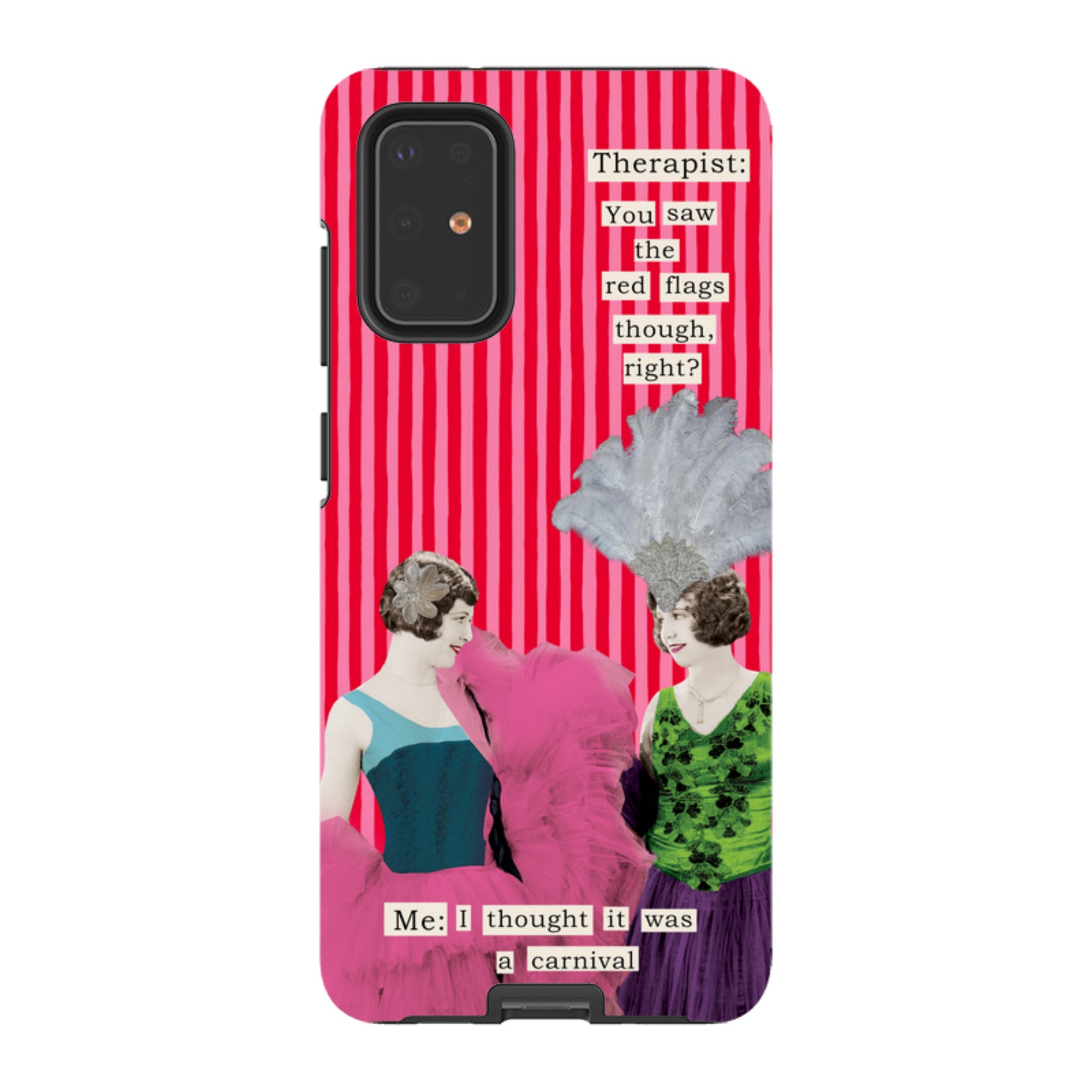 Samsung Tough Case - Therapist Red Flag By Clare Jordan
