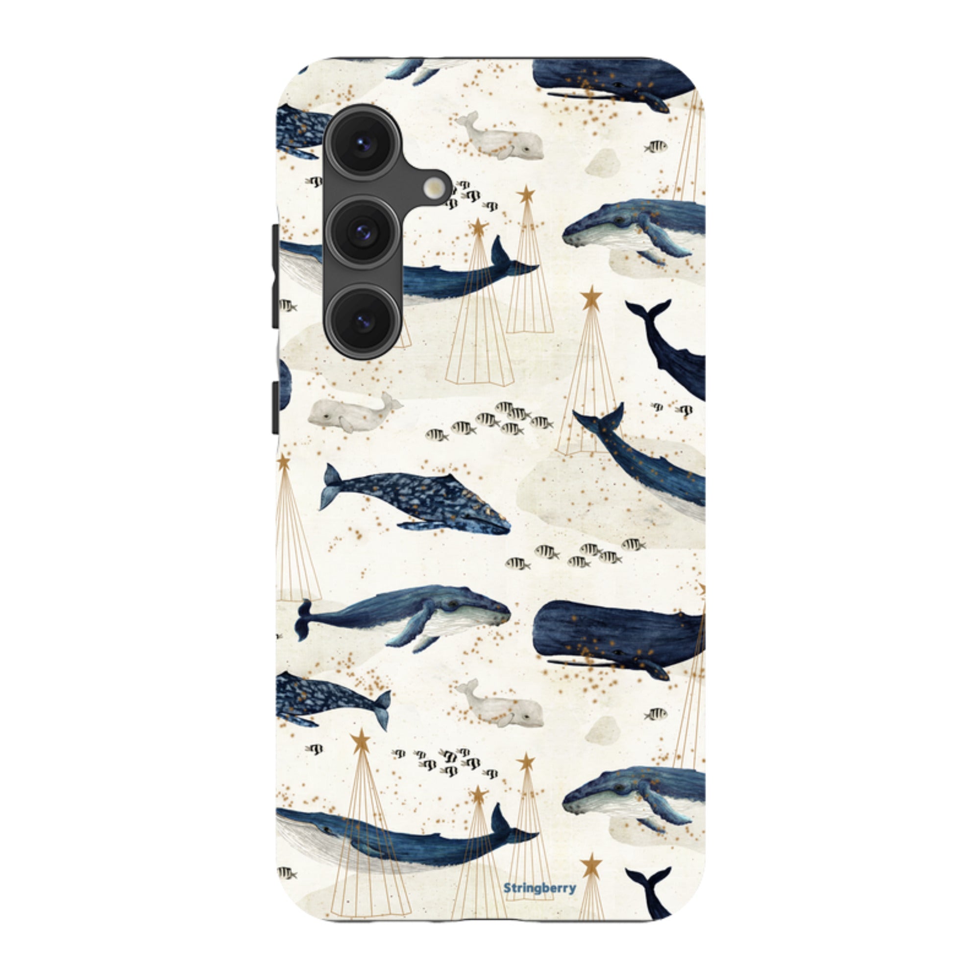 Samsung Tough Case - Christmas Whale III By Katherine Quinn
