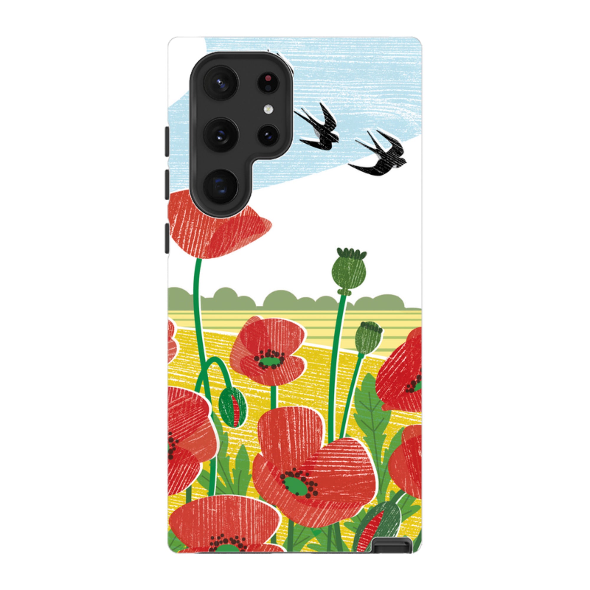 Samsung Tough Case - Poppy Fields By Liane Payne