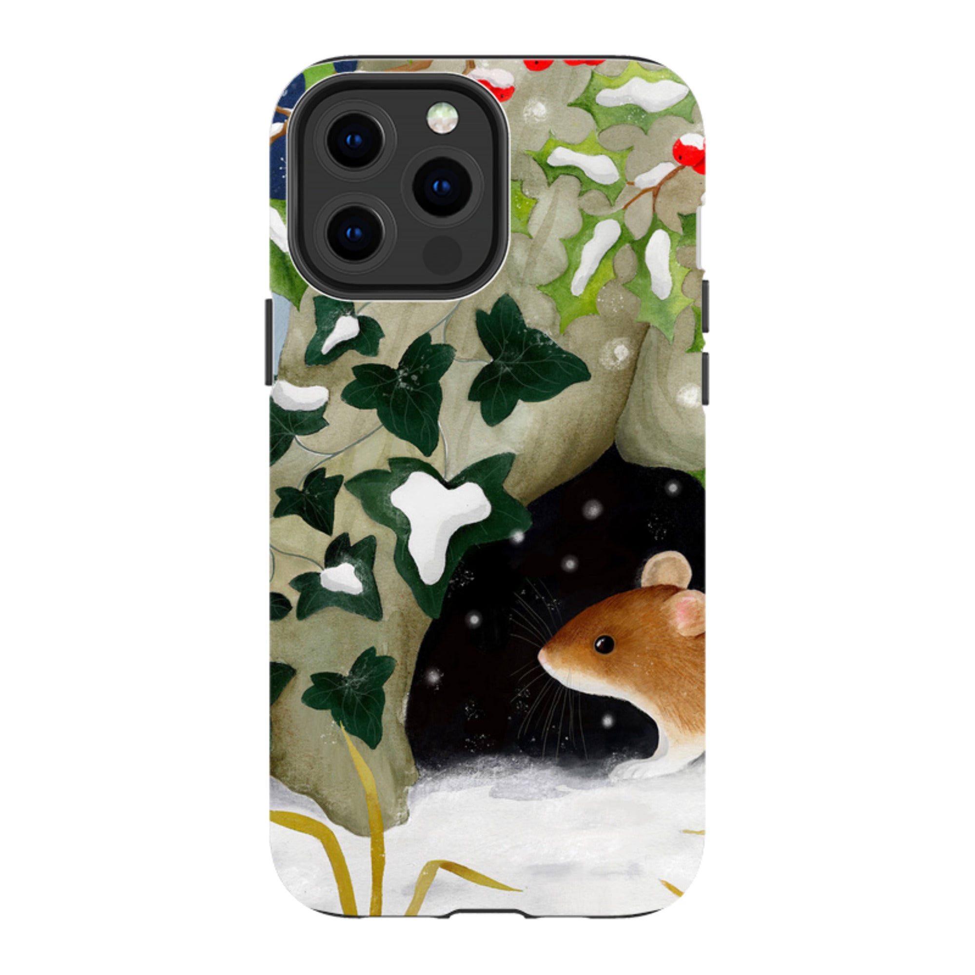 iPhone MagSafe Tough Case - Winter Mouse By Bex Parkin