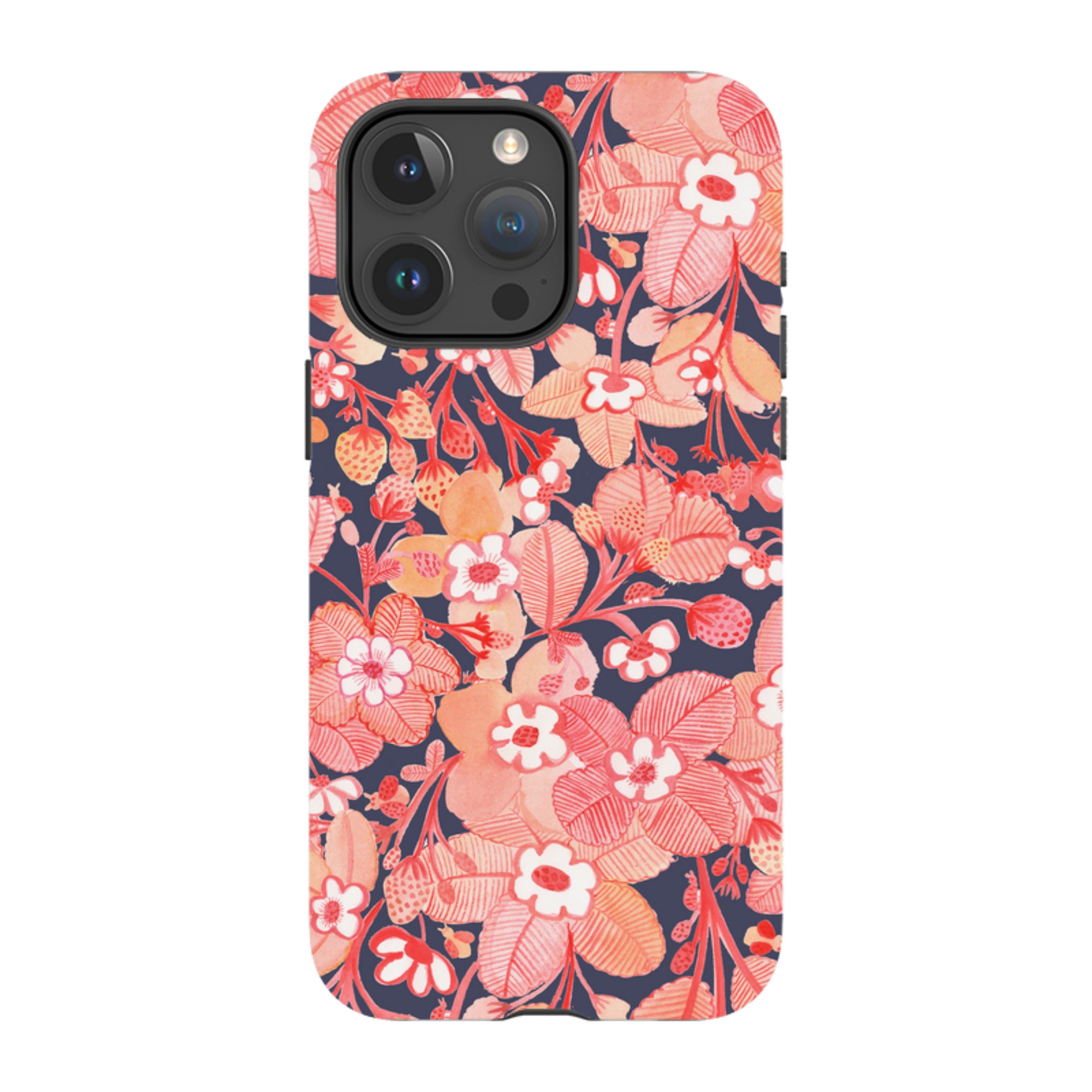 iPhone Tough Case - Strawberry Poem By Gabriela Larios