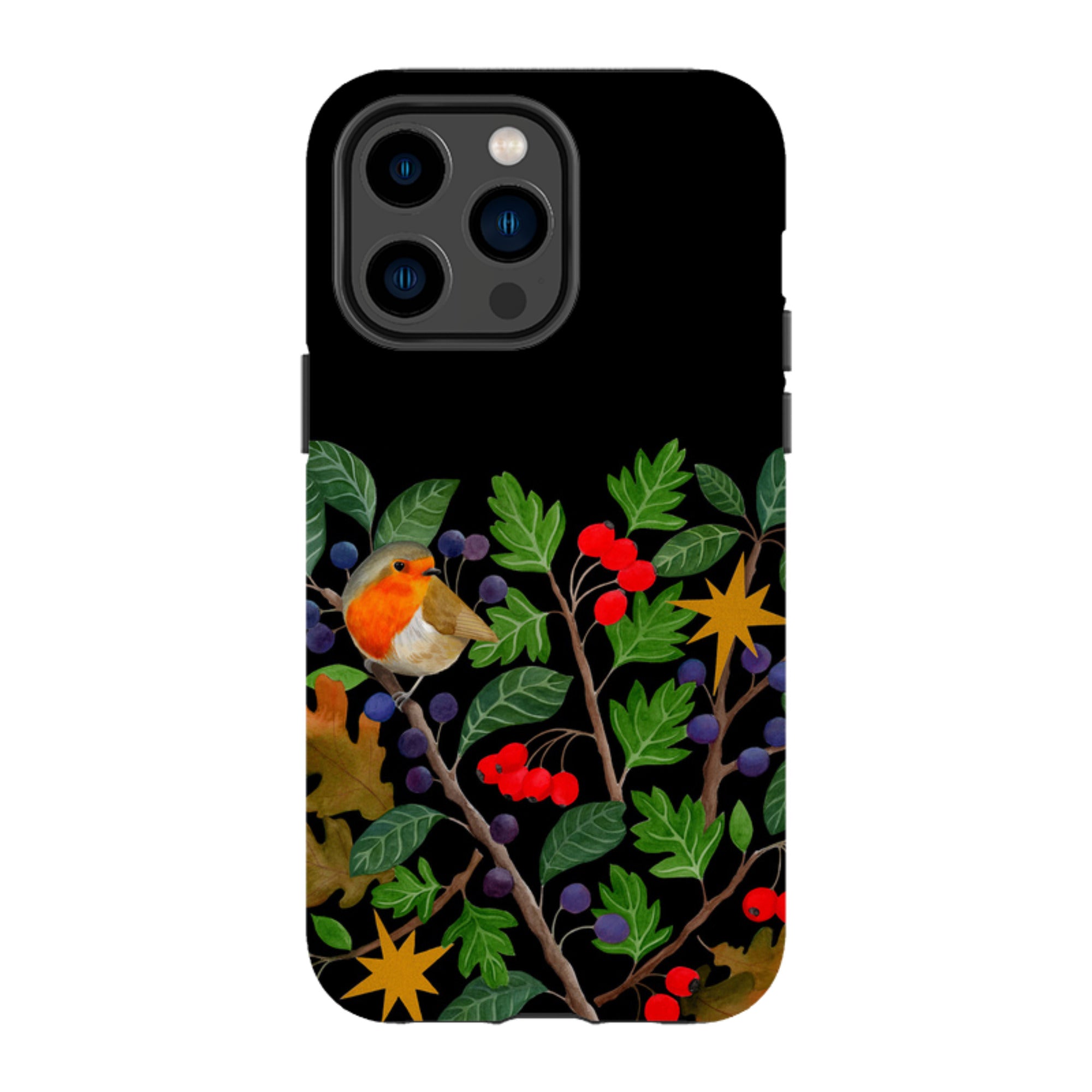 iPhone Tough Case - Sloe Robin By Bex Parkin