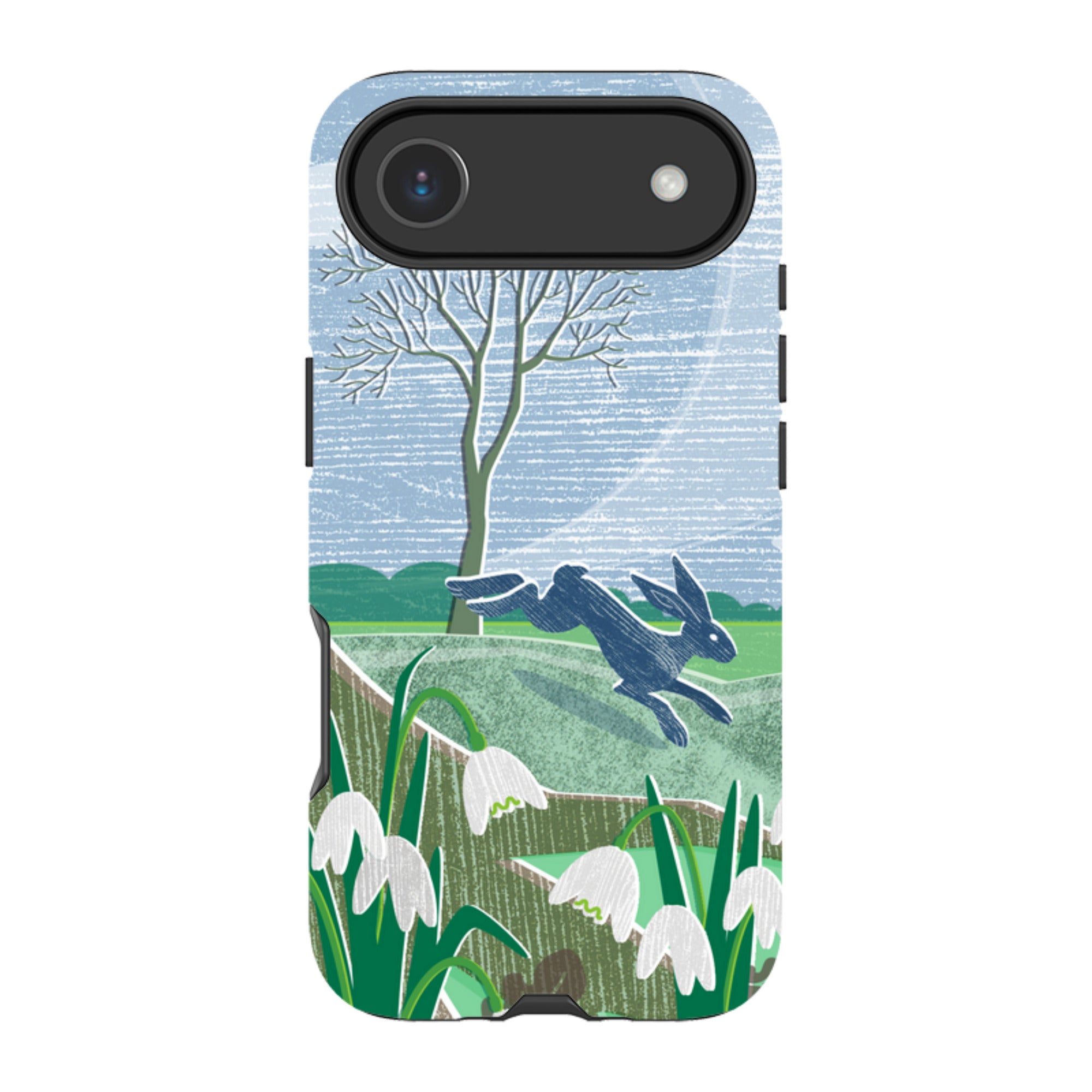 iPhone Tough Case - Snowdrops And Hare By Liane Payne