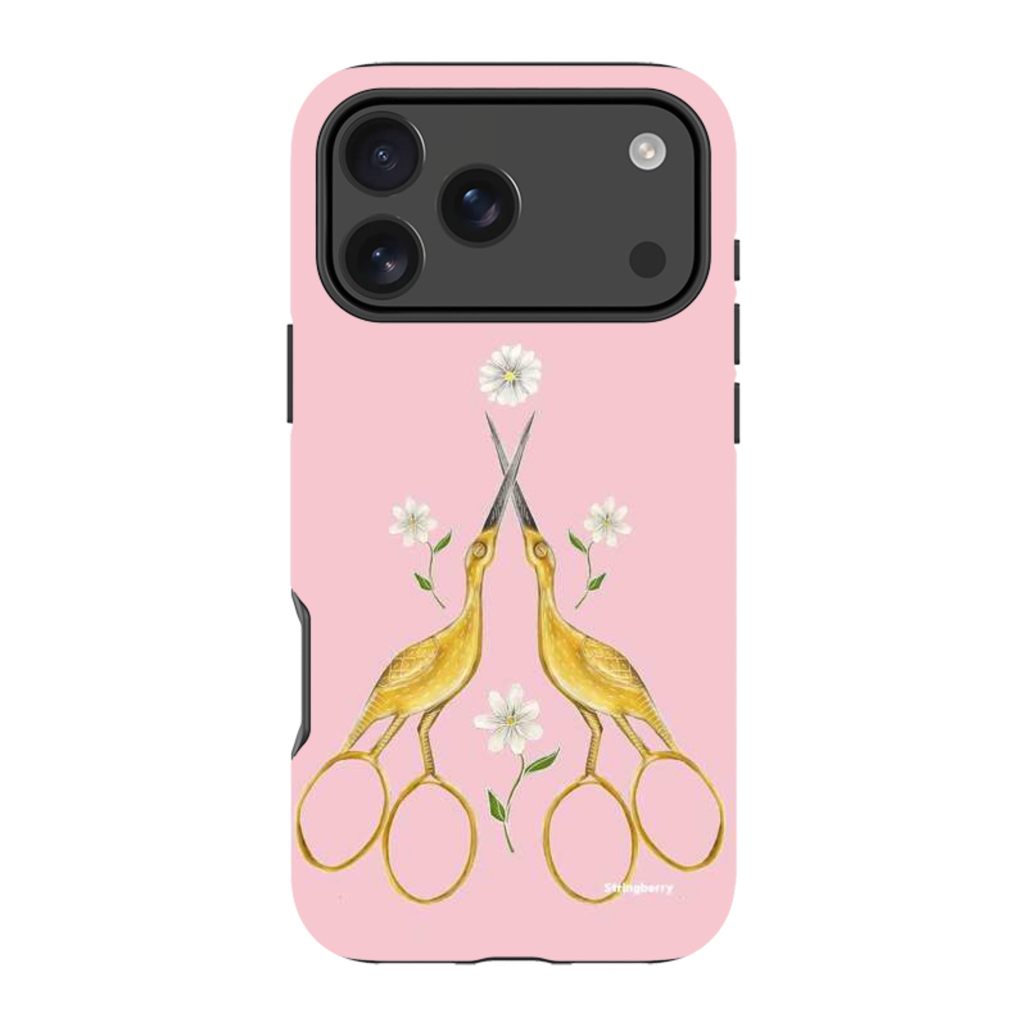 iPhone MagSafe Tough Case -  Heron Scissors By Catherine Rowe