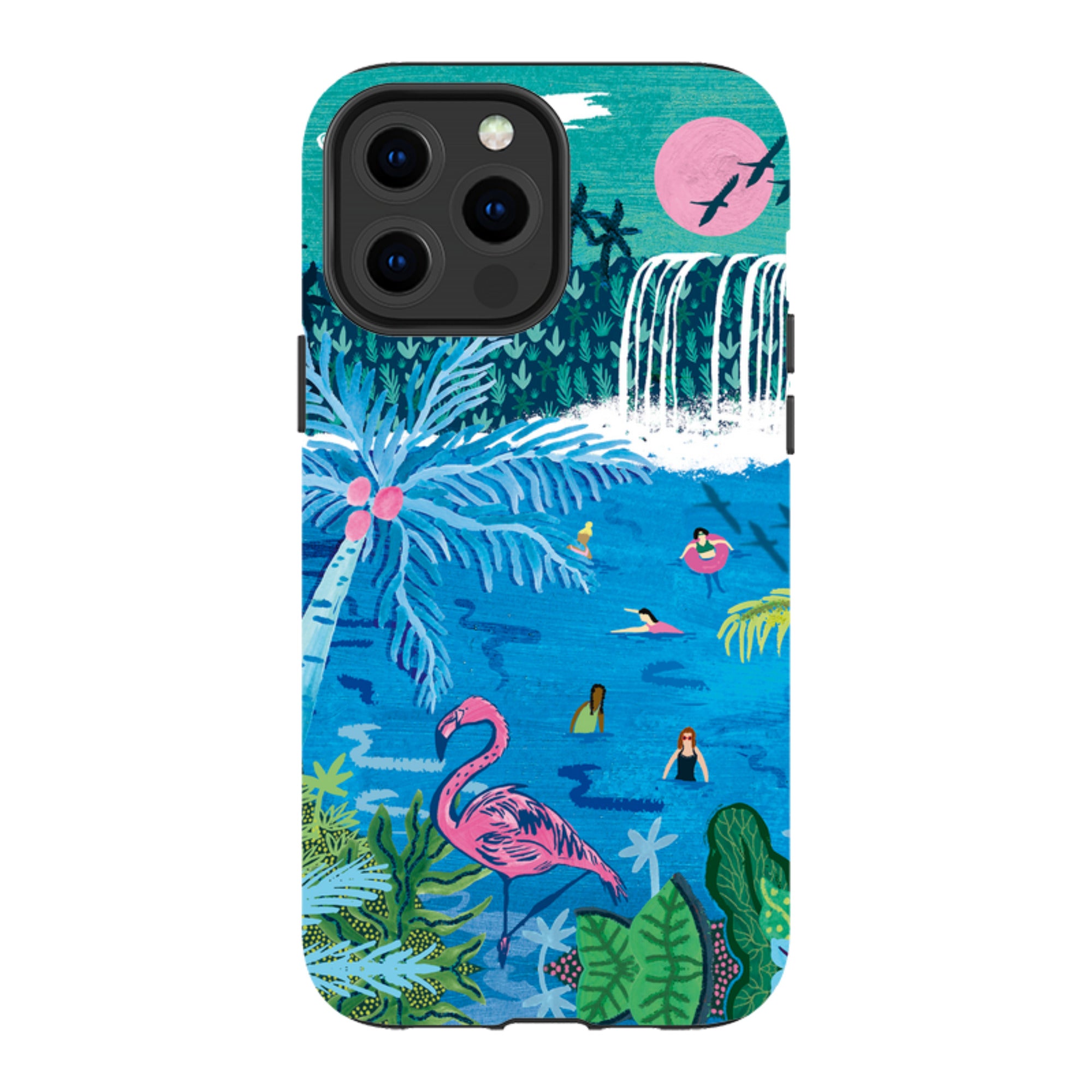 iPhone MagSafe Tough Case - Palm Pool By Emma Frances Grant