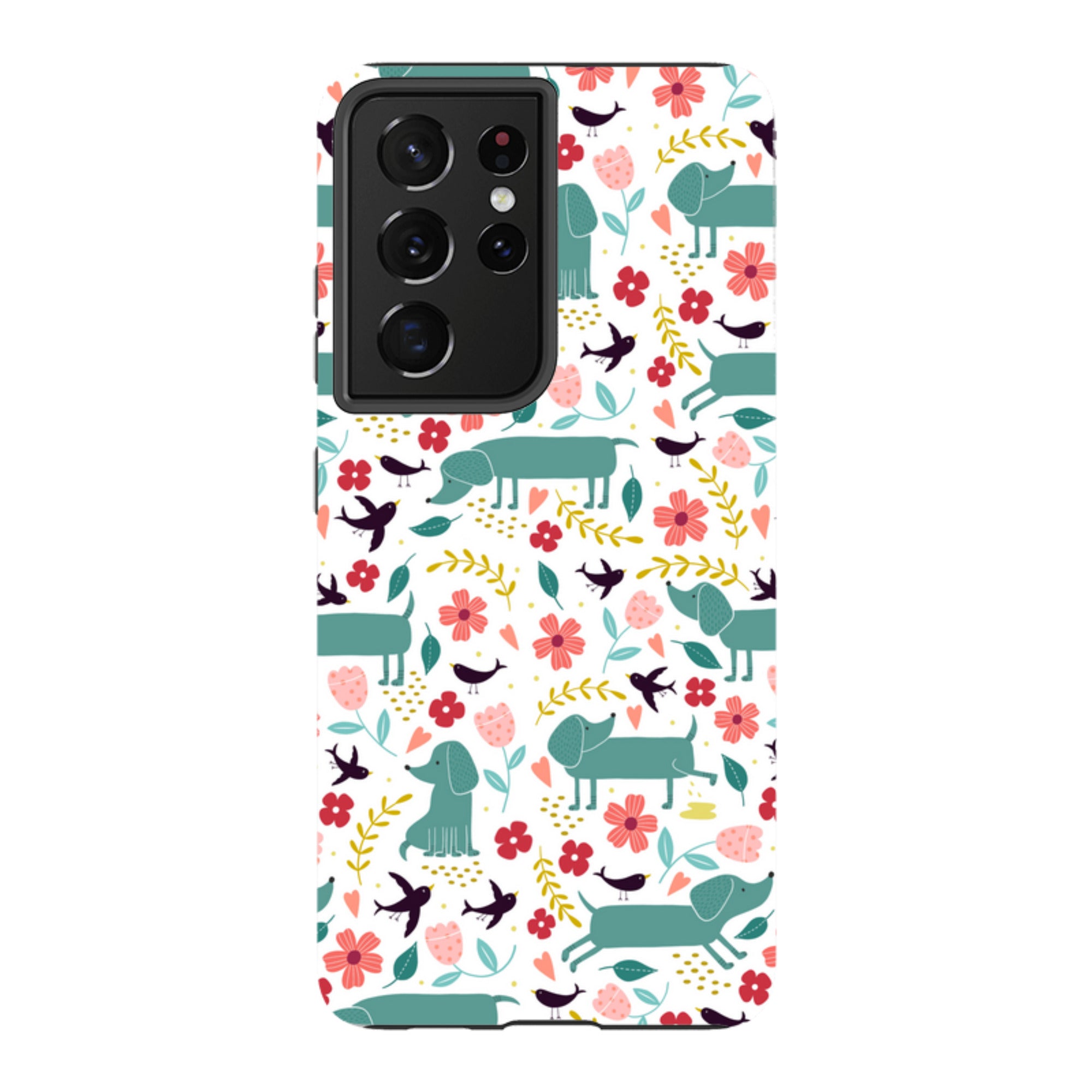 Samsung Tough Case - Cheek Dachshunds By Suzy Taylor