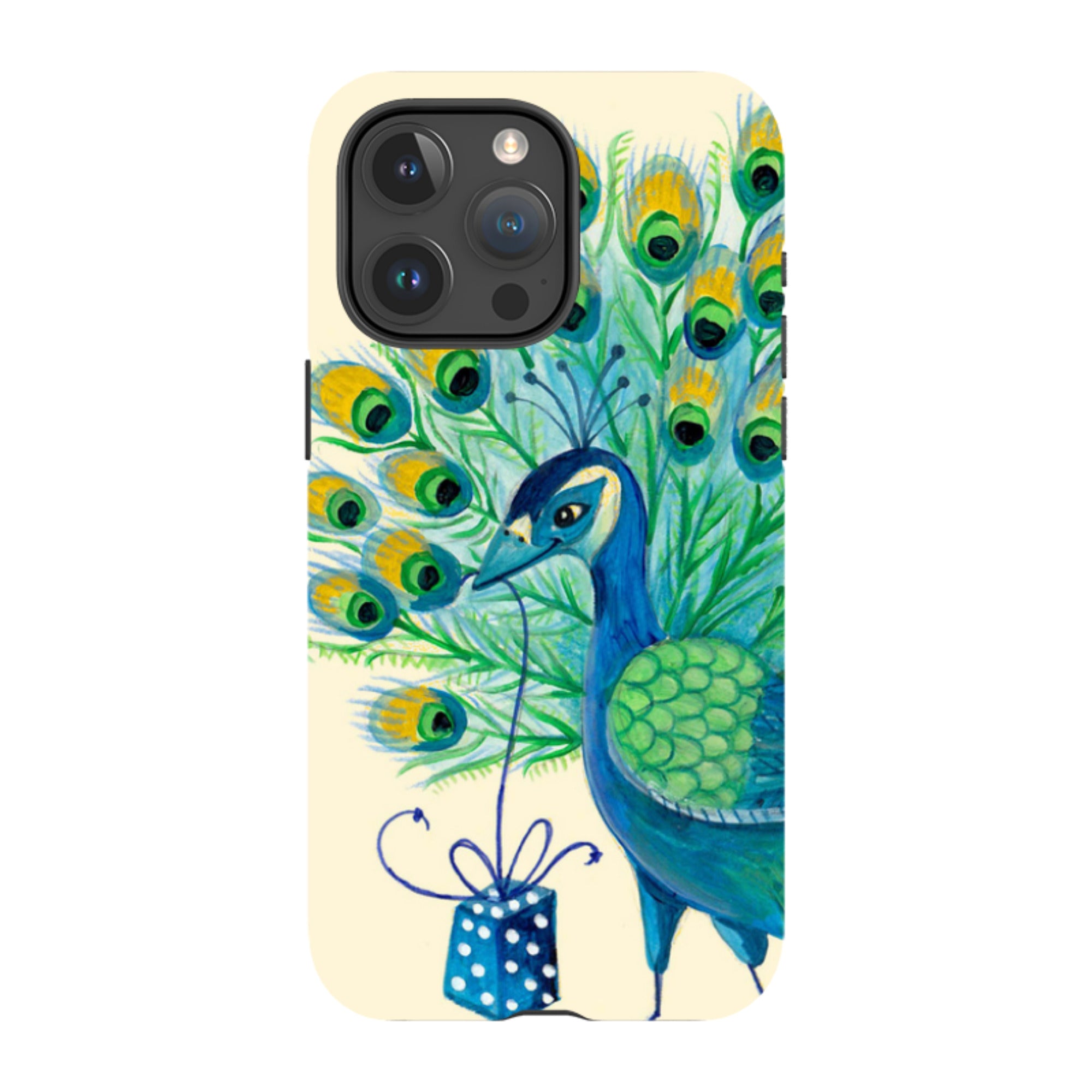 iPhone MagSafe Tough Case -  Peacock Present By Caroline Bonne Muller