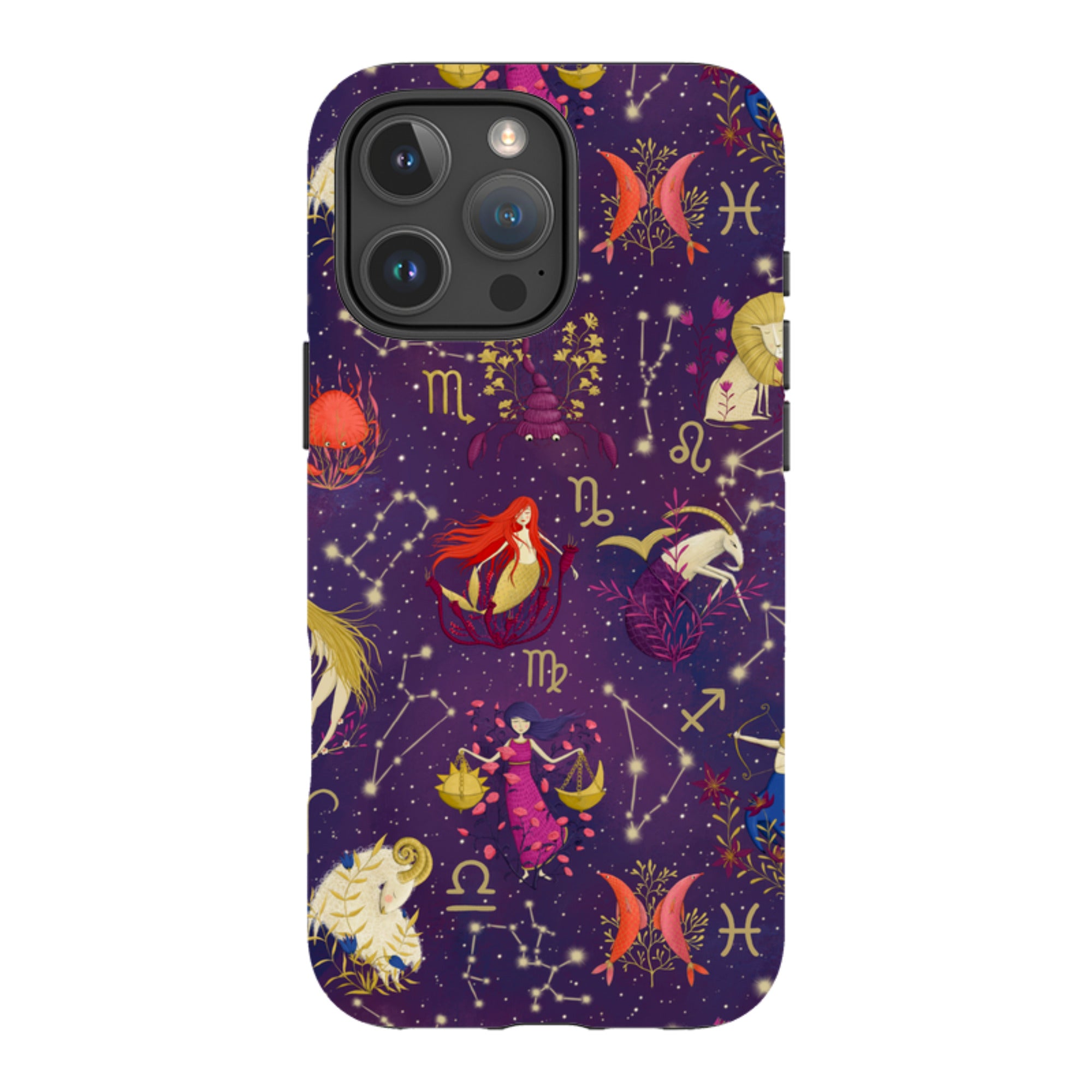 iPhone MagSafe Tough Case - Zodiac Pattern By Maja Lindberg