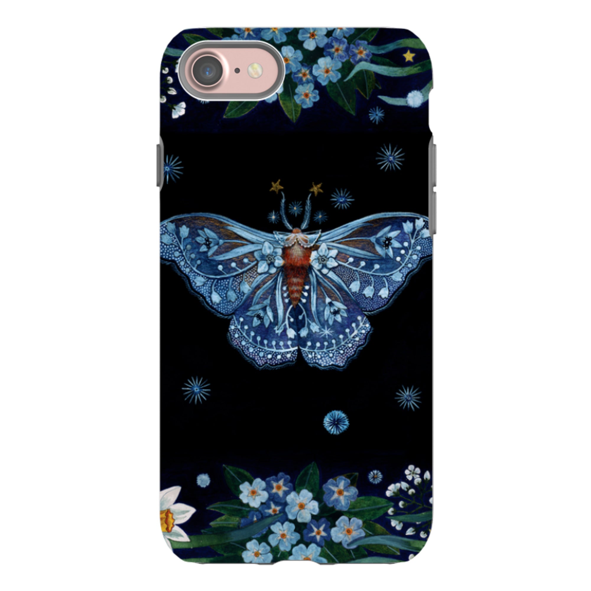 iPhone Tough Case - Night Moth By Maria Matos