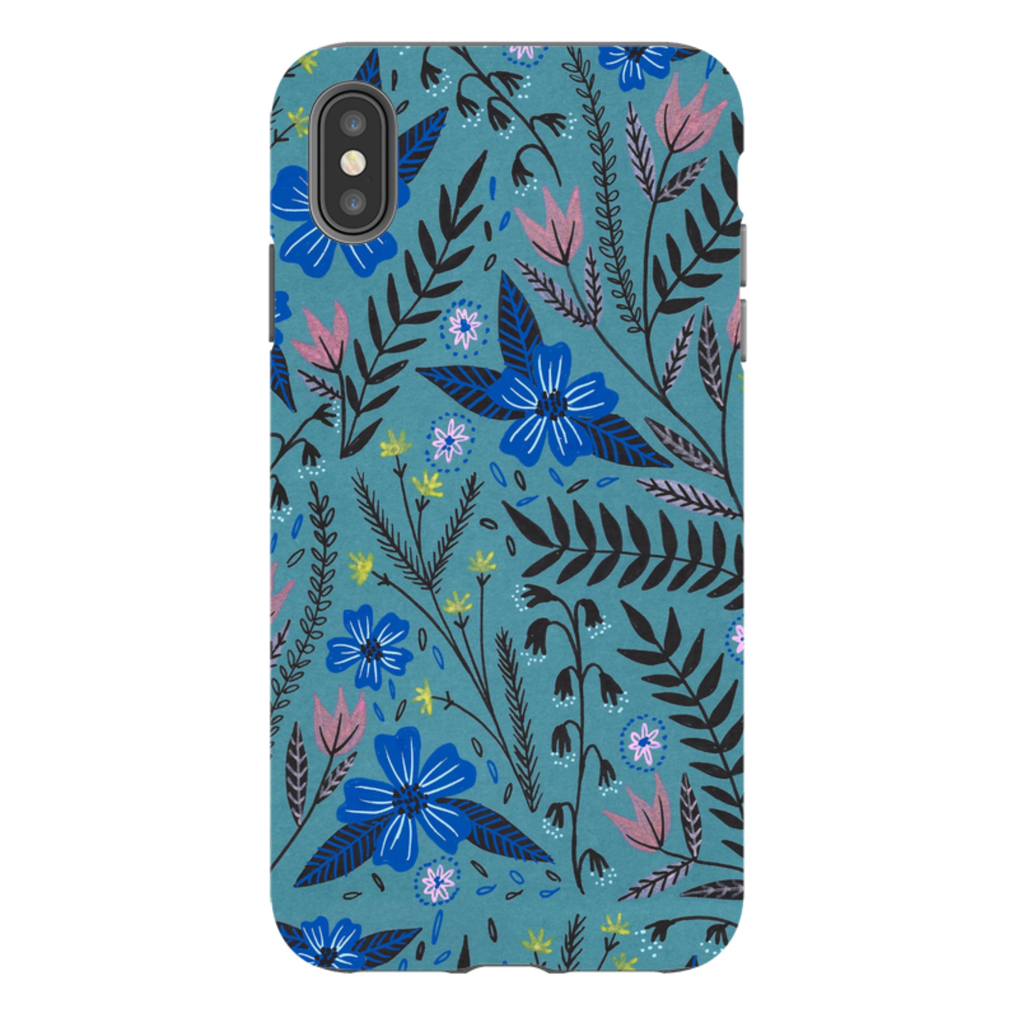 iPhone Tough Case - Dusk Garden By Lee Foster Wilson