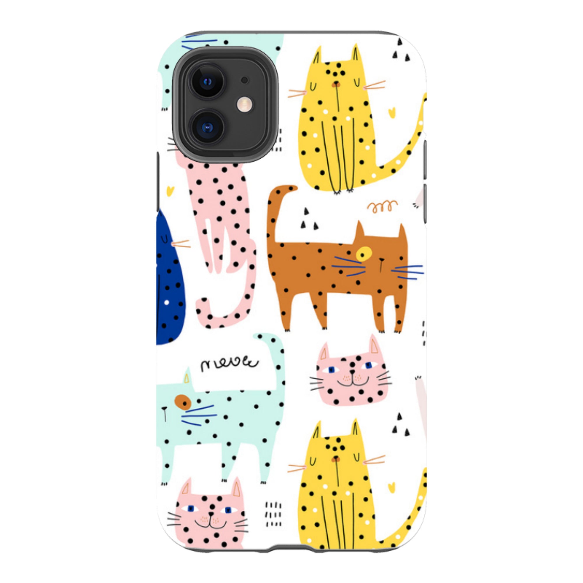 iPhone Tough Case - Spotty Kitty