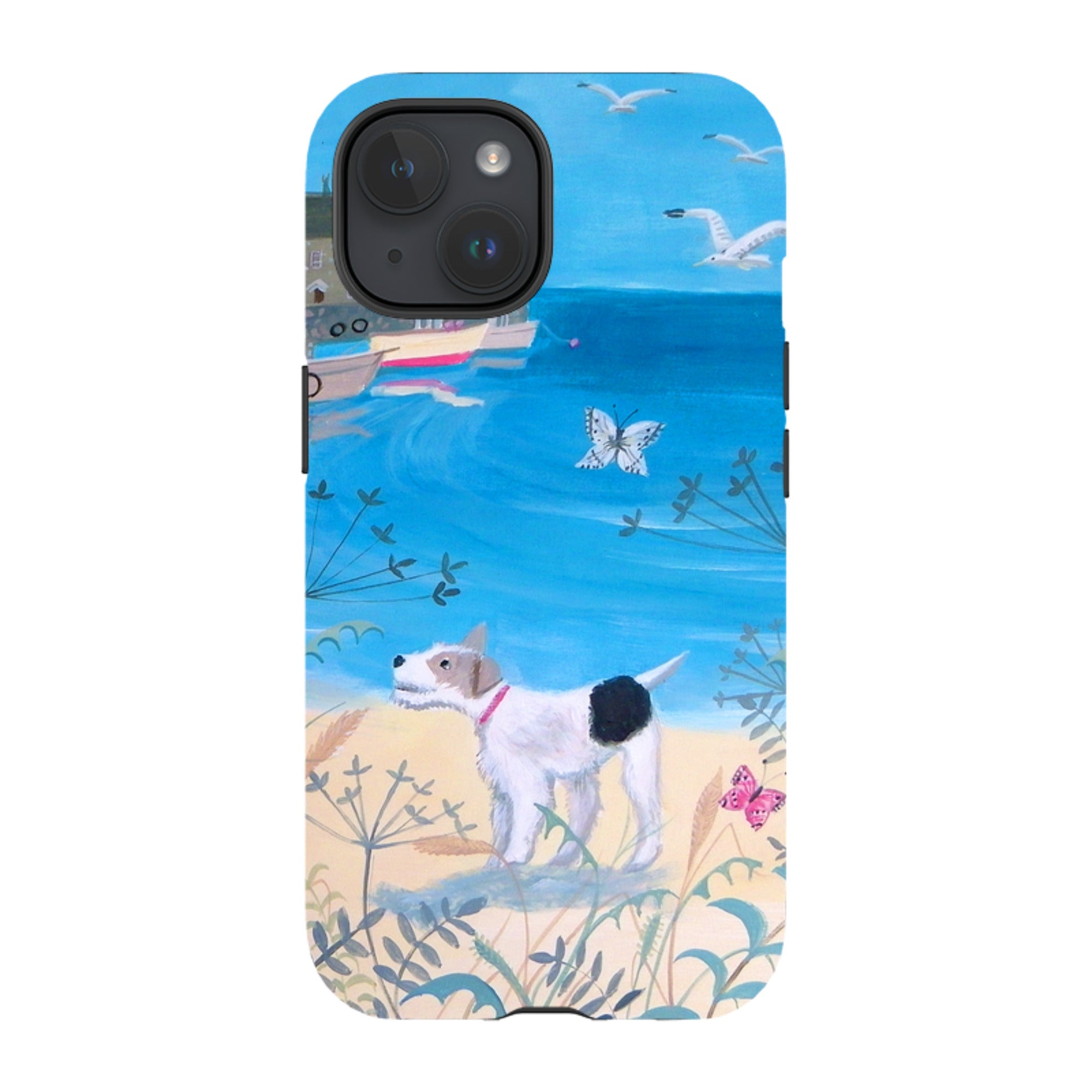iPhone Tough Case - Seaside Dog By Mary Stubberfield