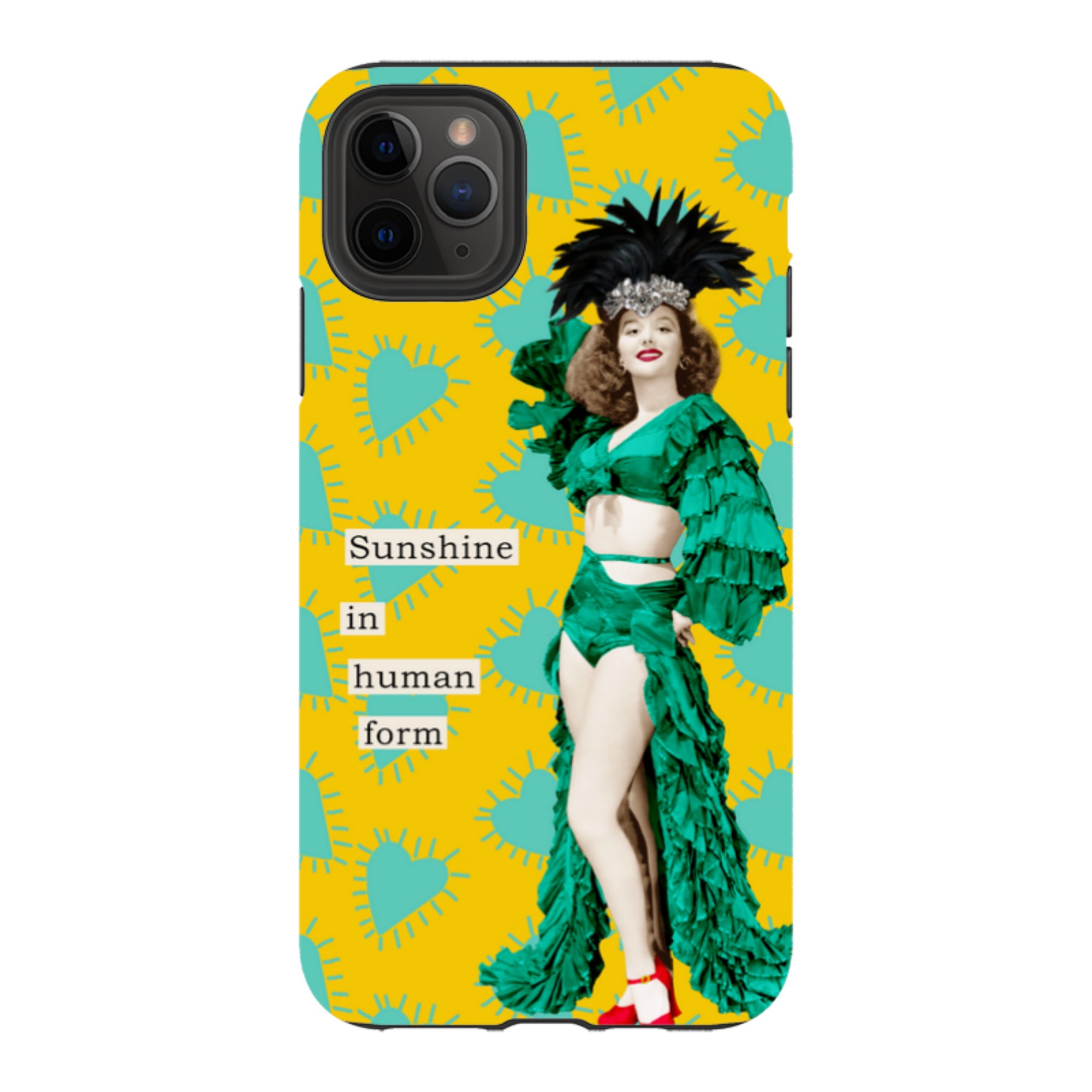 iPhone Tough Case - Sunshine In Human Form By Clare Jordan
