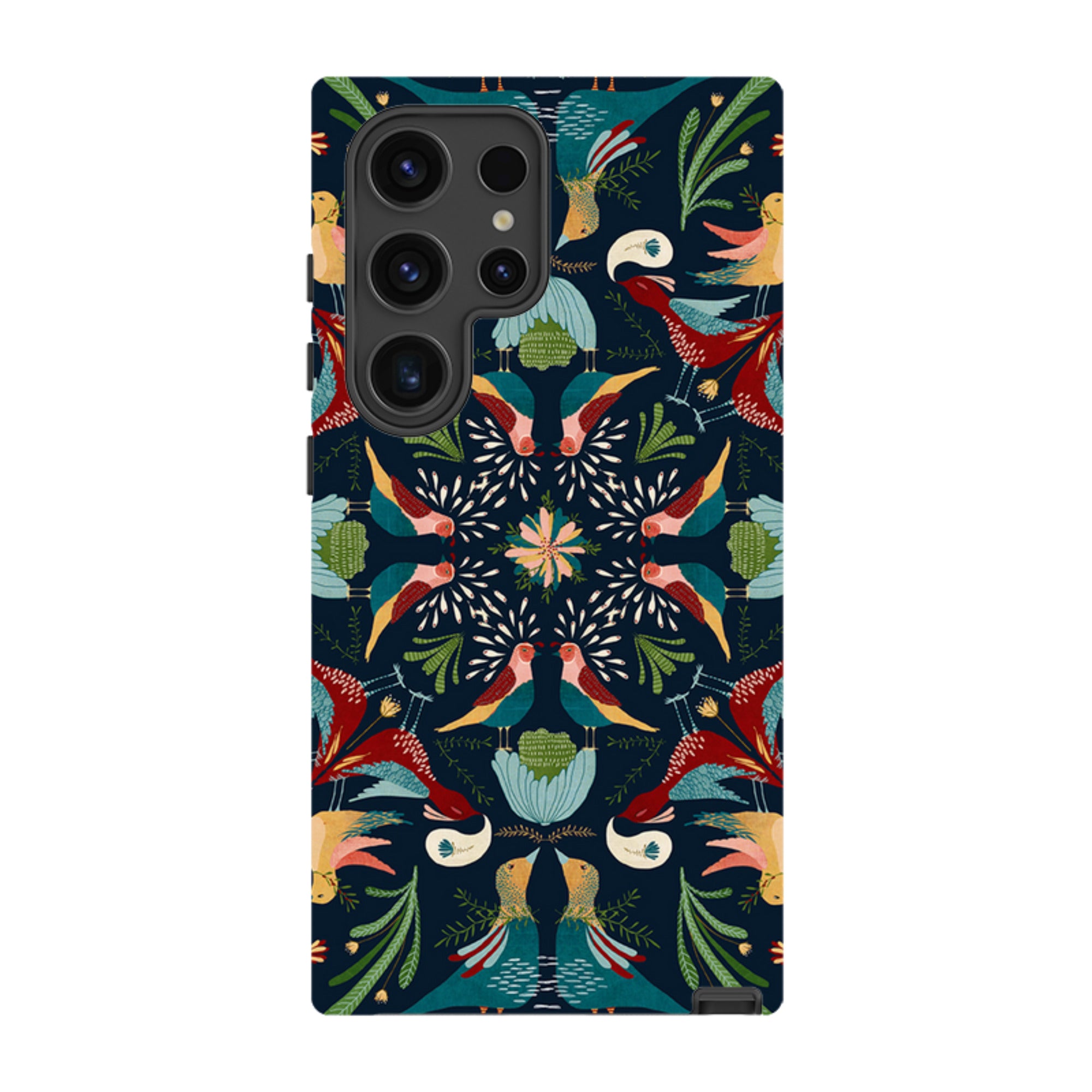 Samsung Tough Case - Navy Hanky By Katherine Quinn