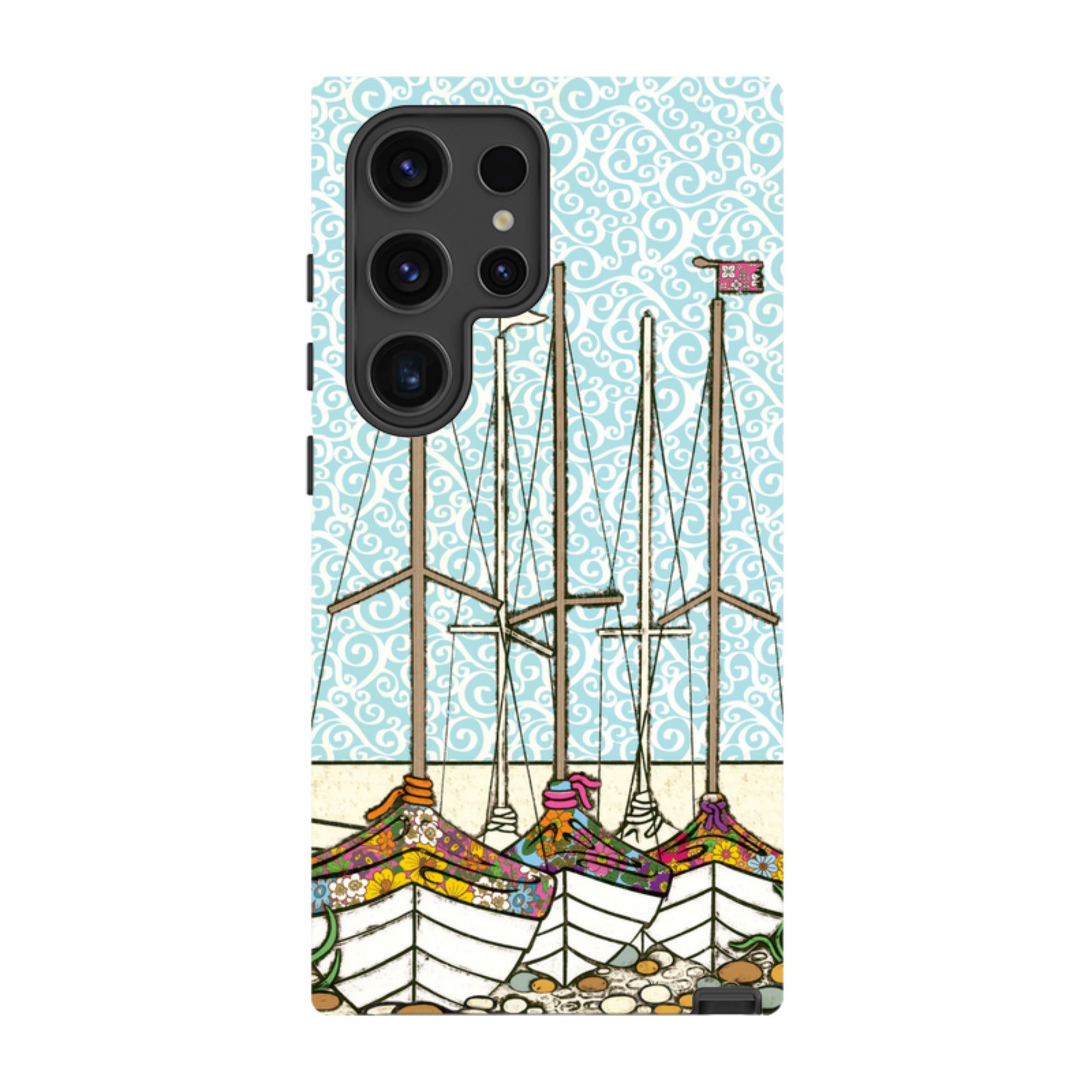 Samsung Tough Case - Boats At Rest By Amelia Bowman