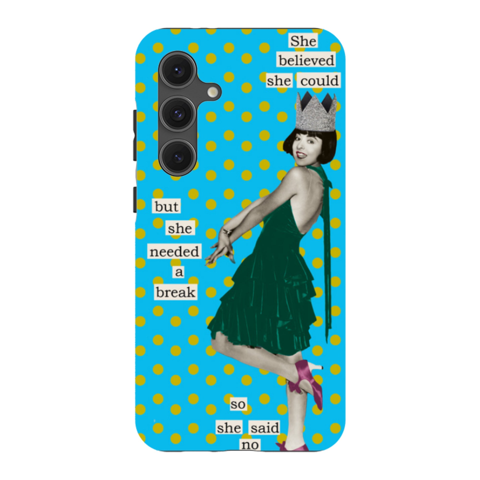 Samsung Tough Case - She Believed She Could By Clare Jordan
