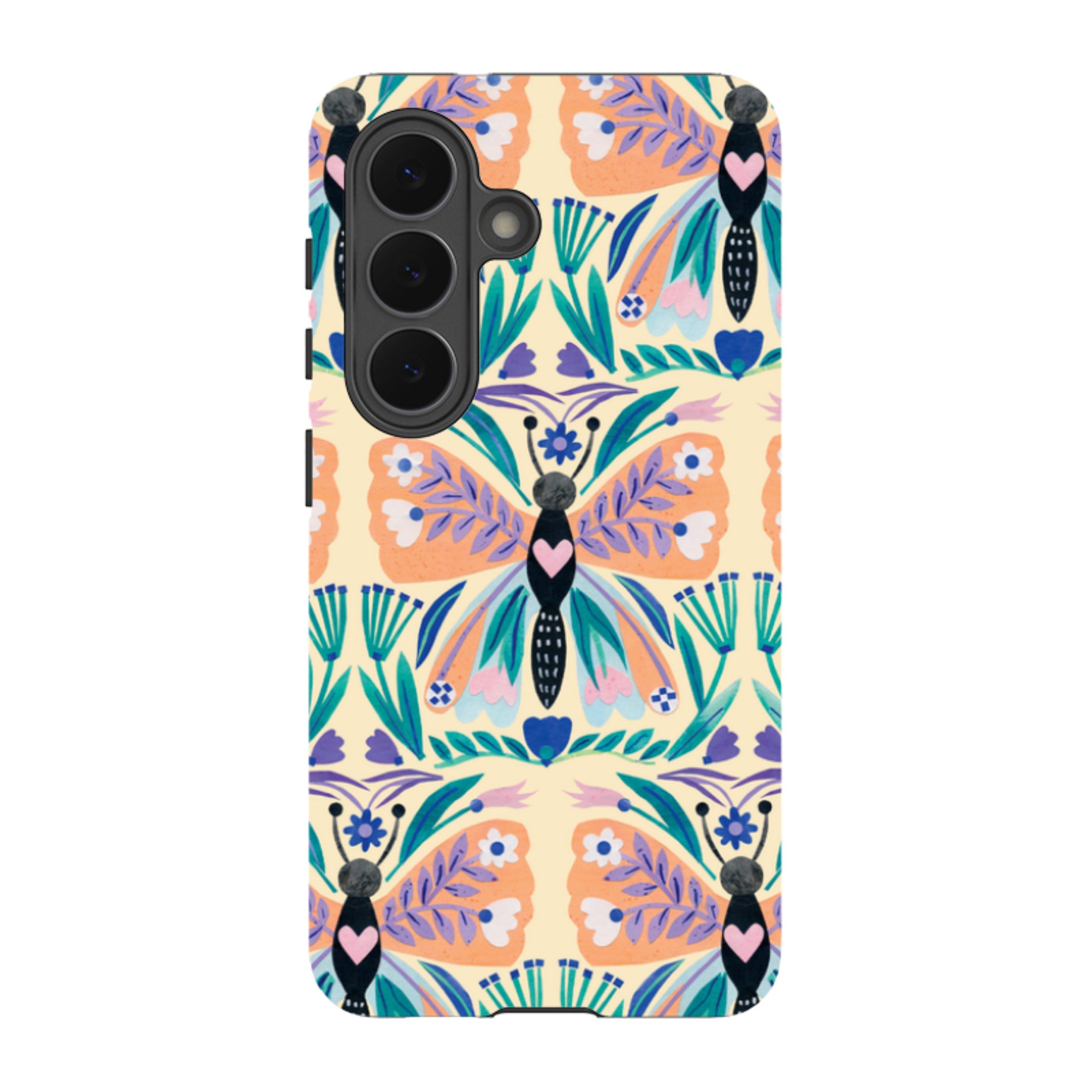 Samsung Tough Case - All Over Butterfly By Tracey English