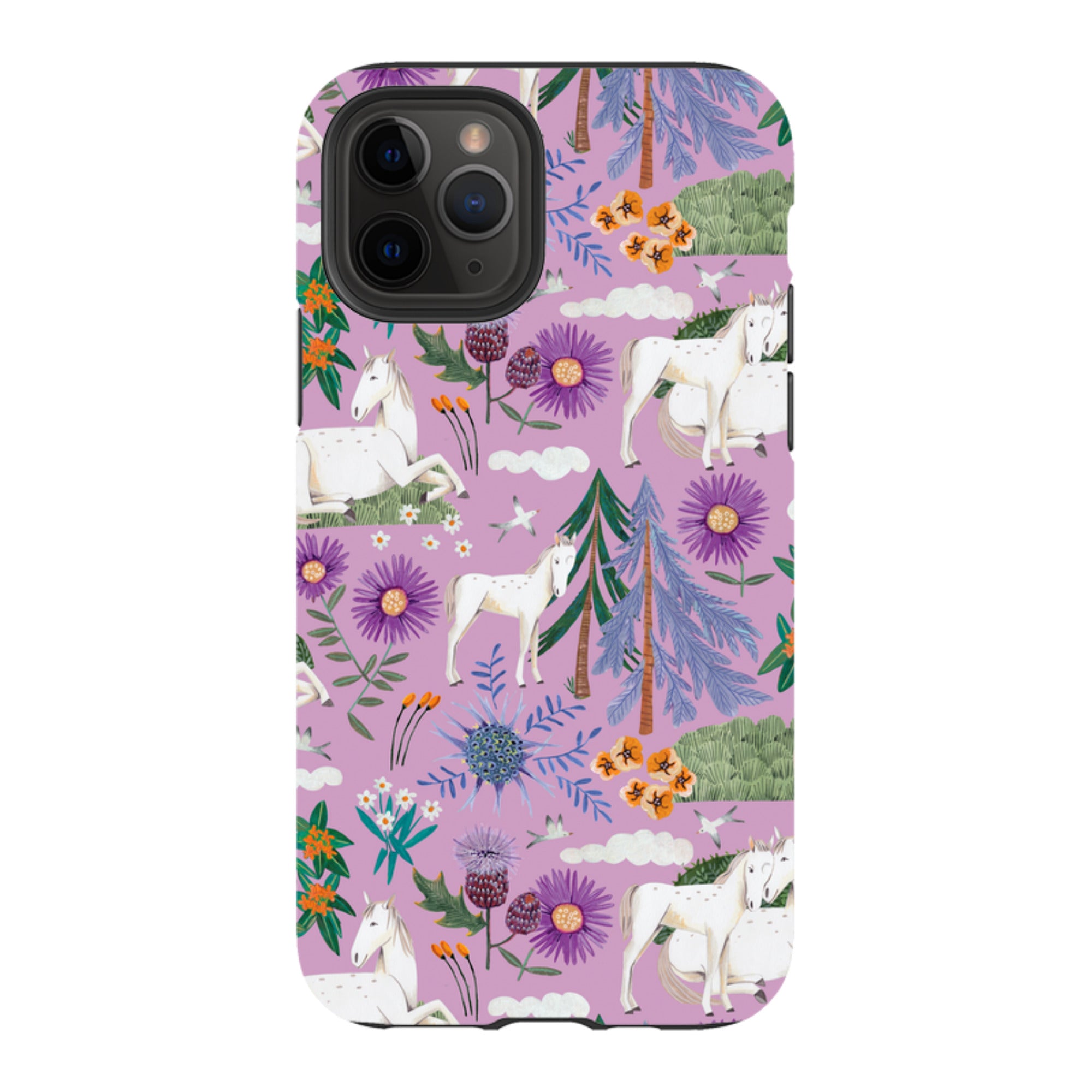 iPhone Tough Case - Horse Pattern II By Caroline Bonne Muller