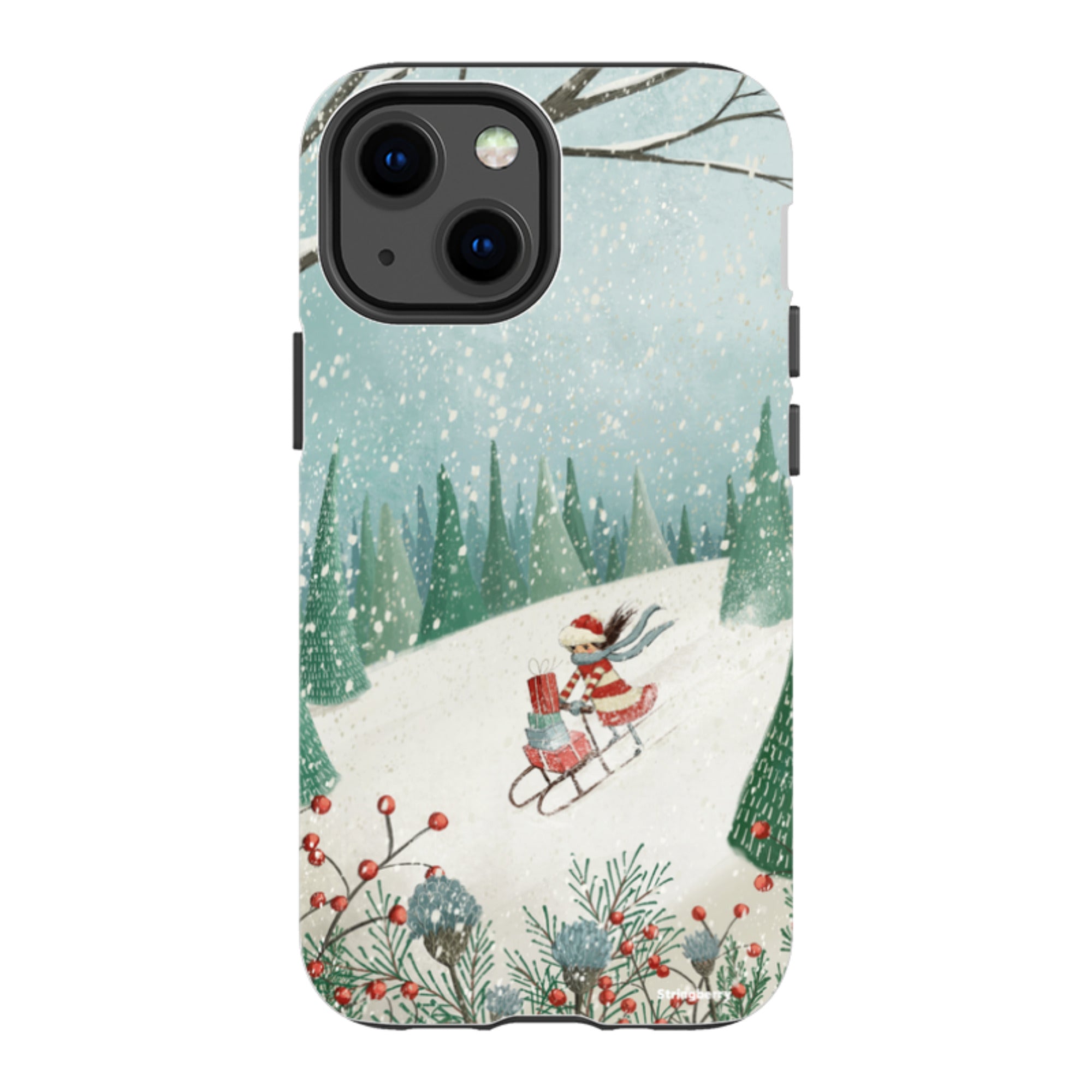 iPhone Tough Case - Sleigh Delivery By Maja Lindberg