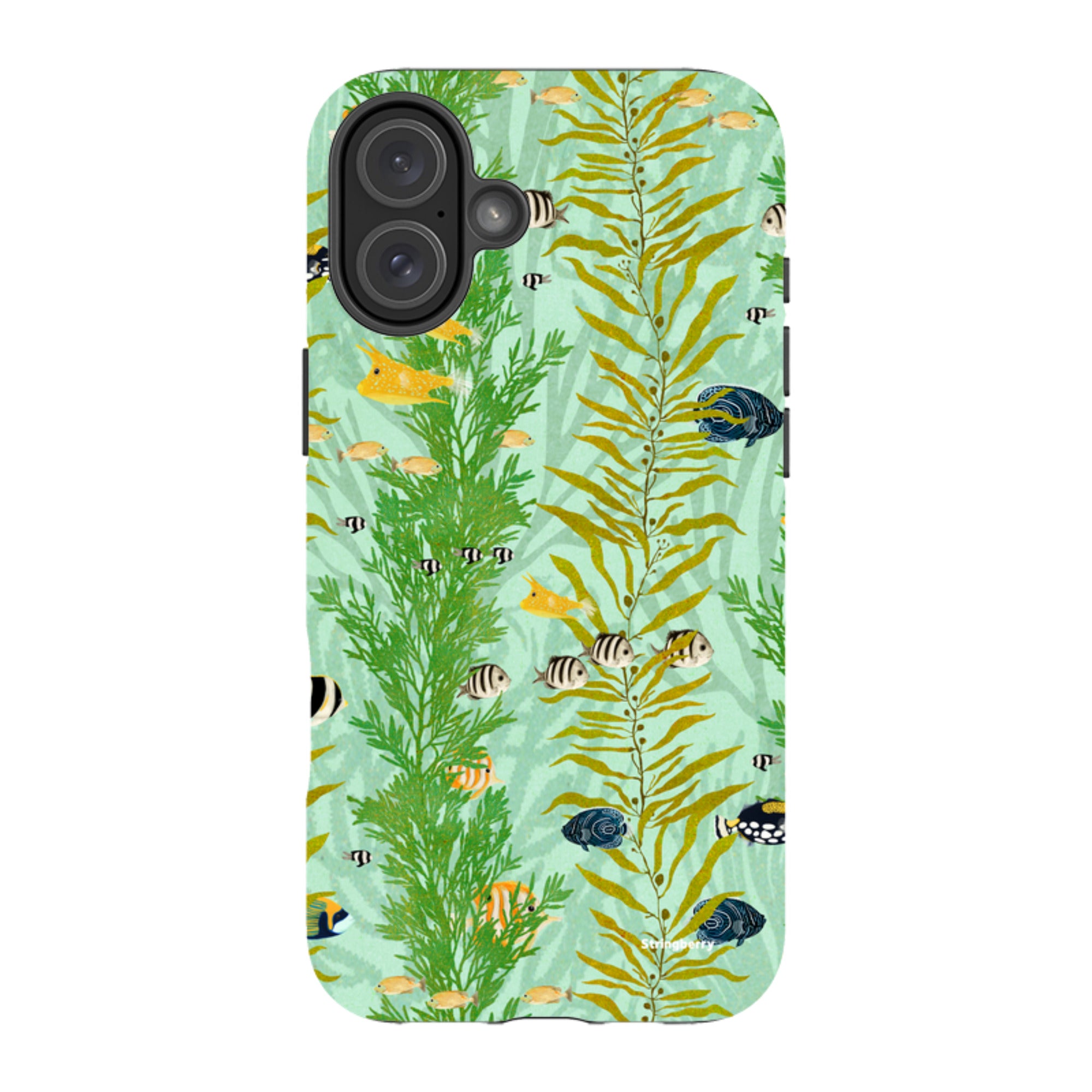 iPhone Tough Case - Reef Stripe By Katherine Quinn