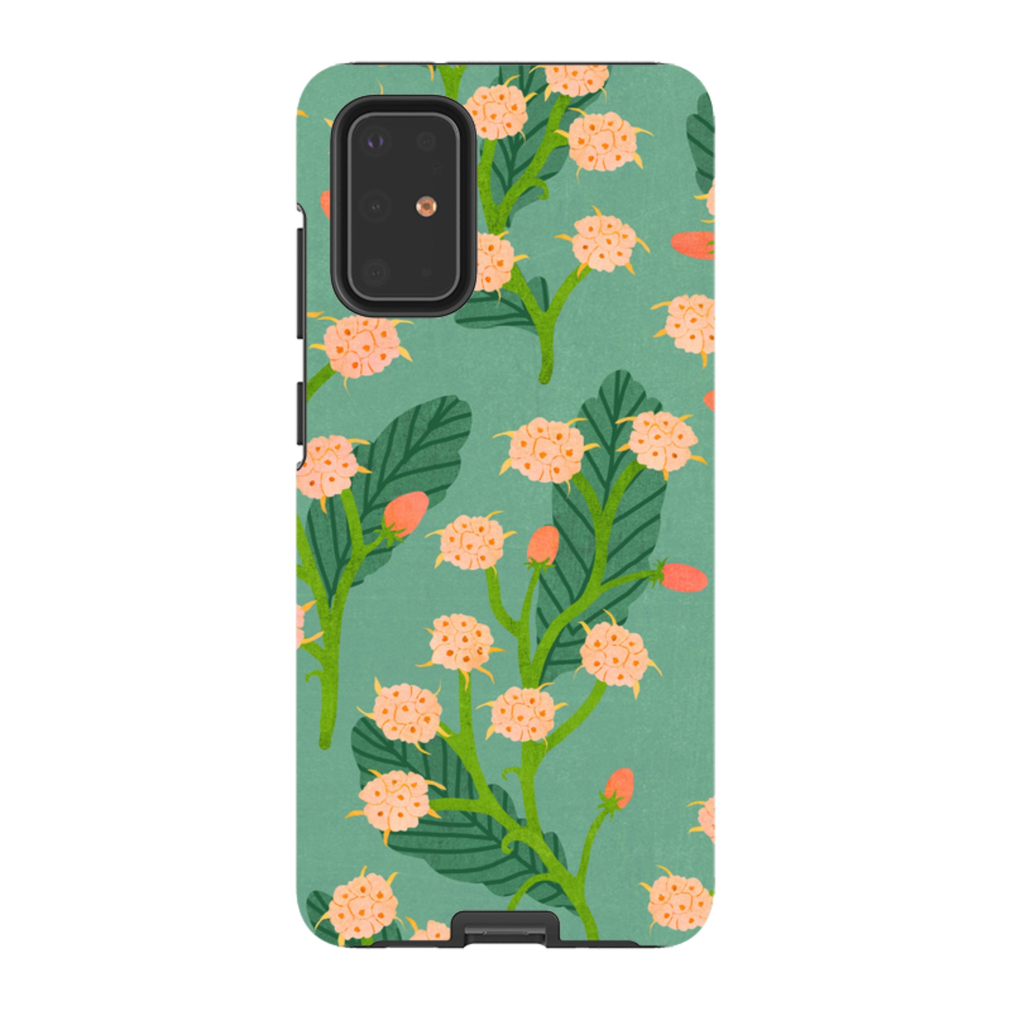 Samsung Tough Case - Summer Seeds Teal By Katherine Quinn