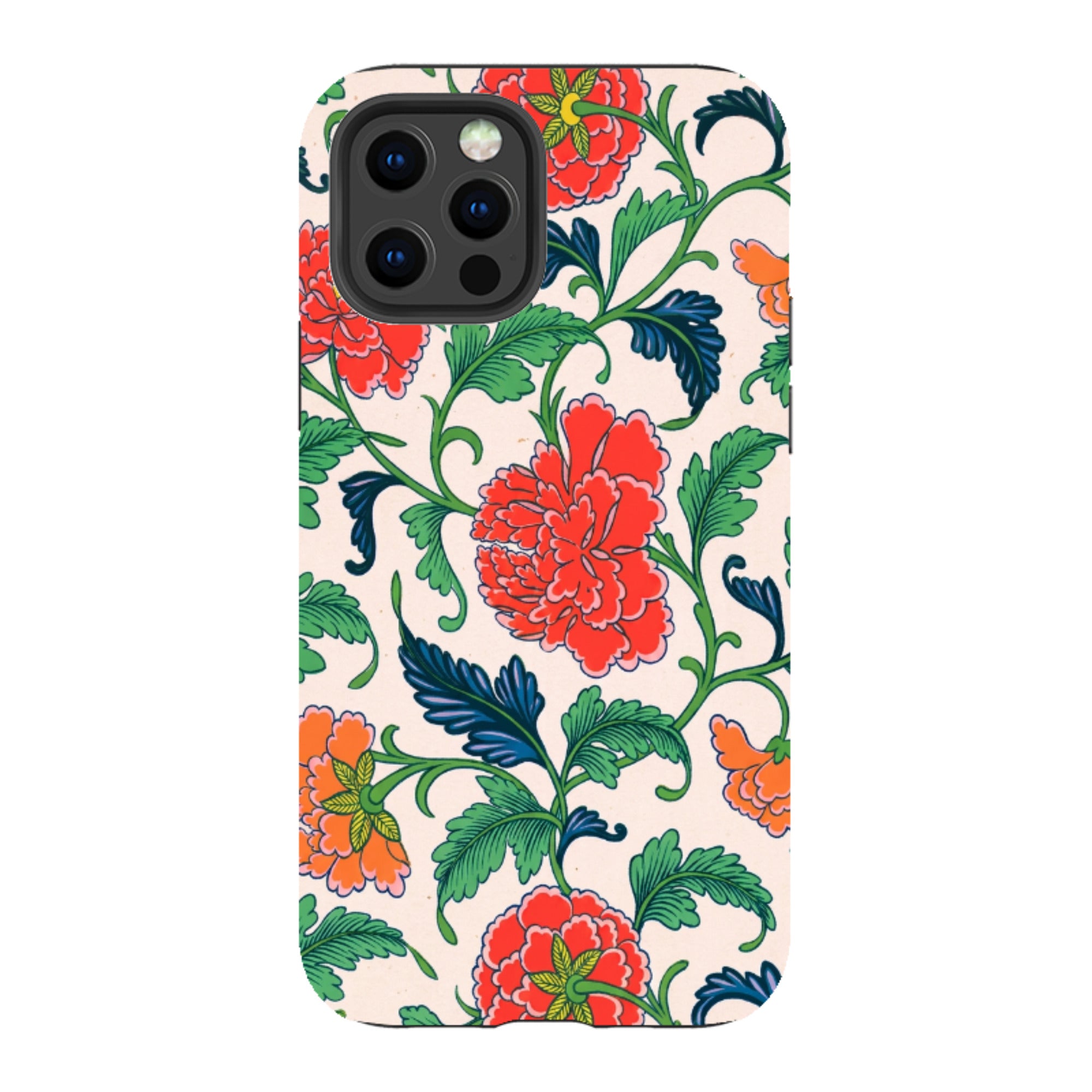 iPhone Tough Case - Vintage Peony Floral