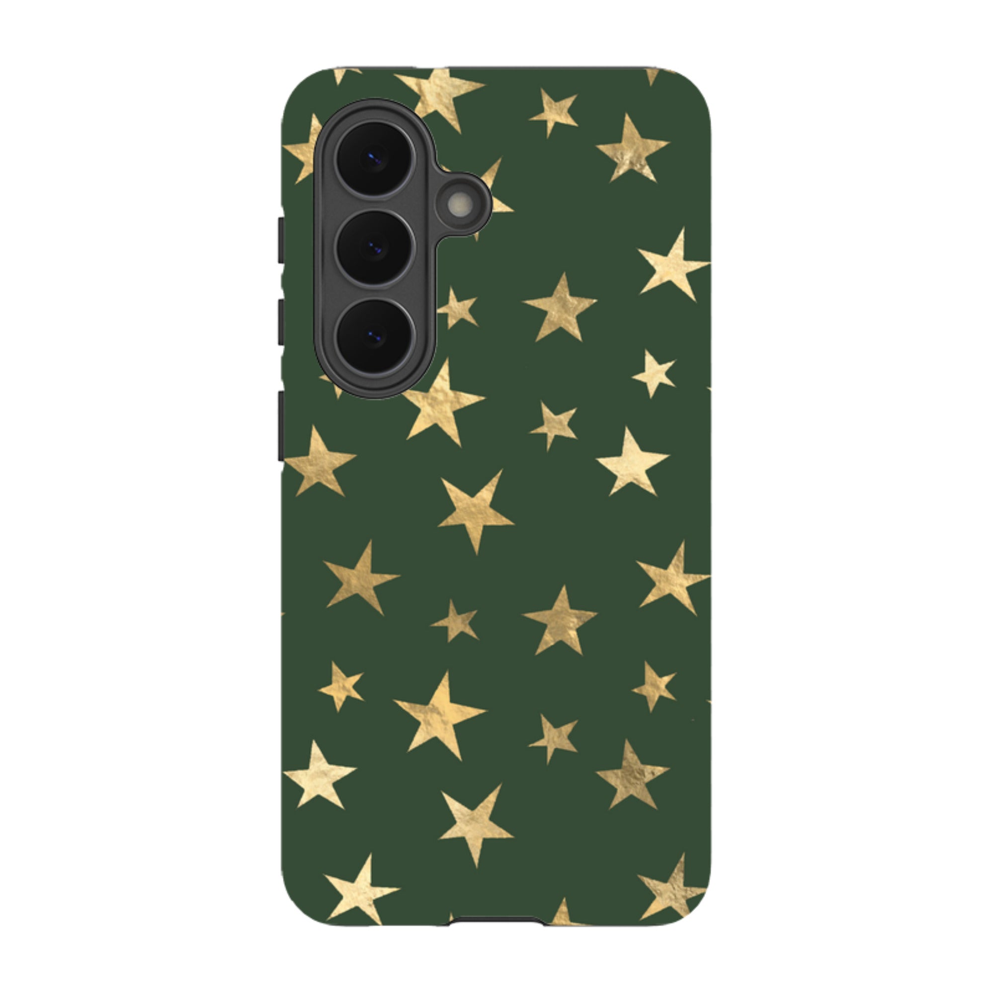 Samsung Tough Case - Green and Gold Stars