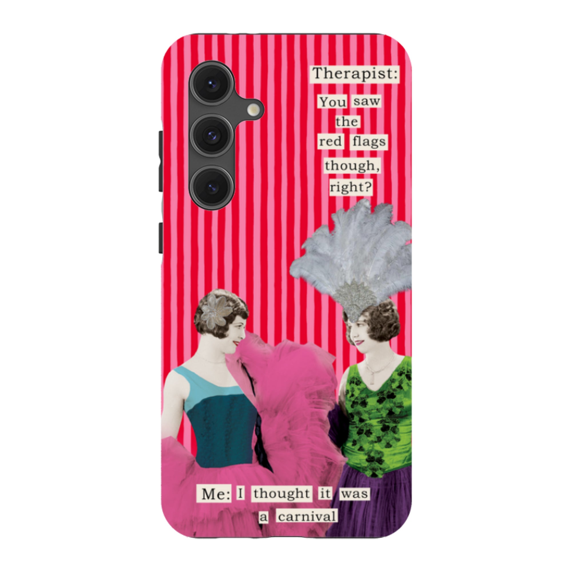 Samsung Tough Case - Therapist Red Flag By Clare Jordan